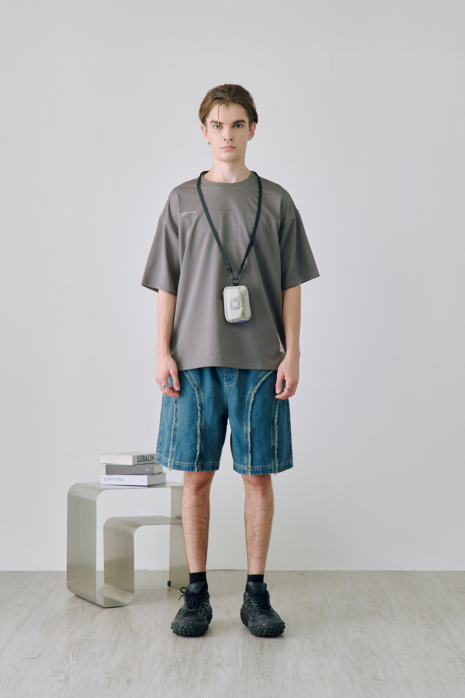 地球萬象 發泡印短袖上衣