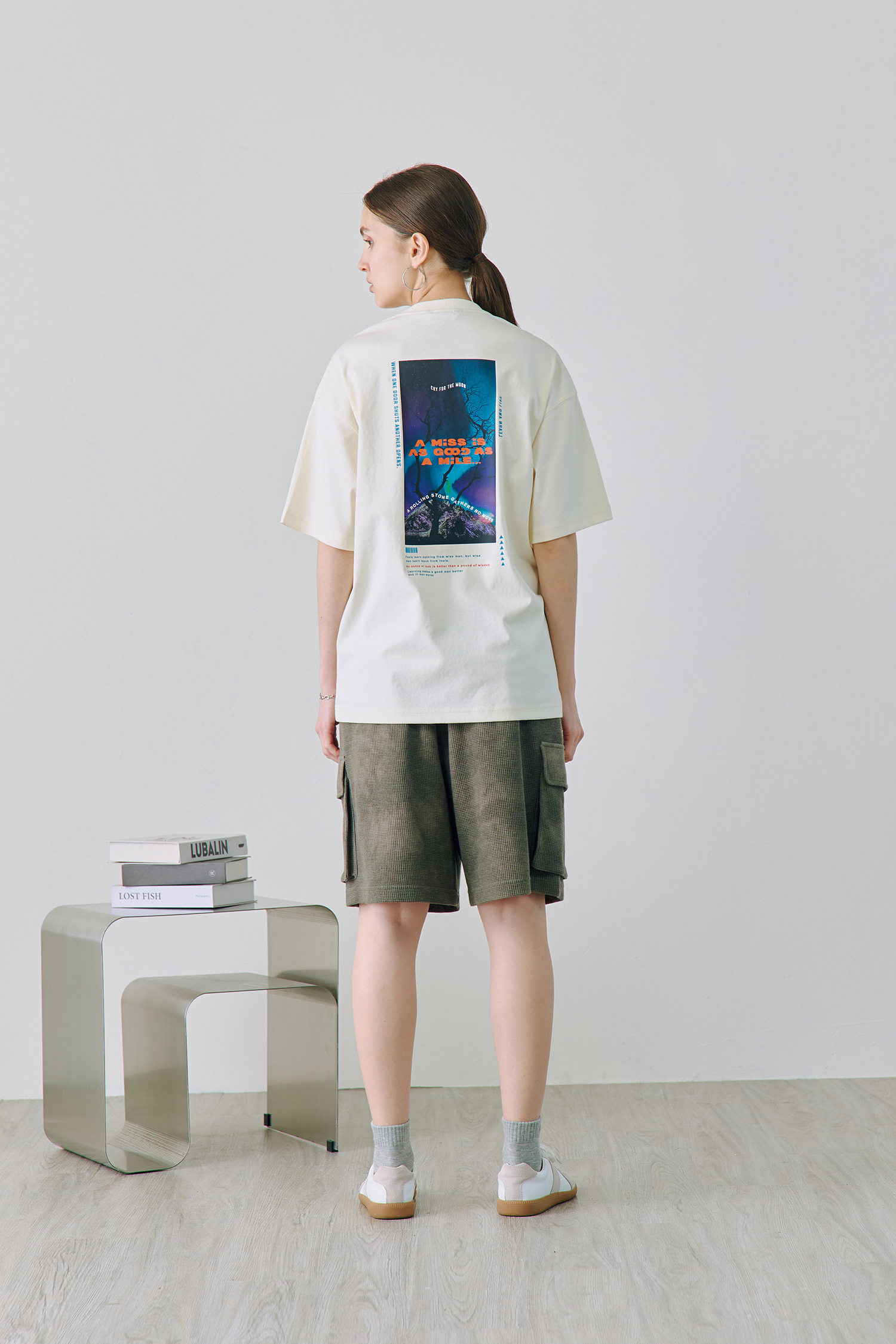 迷幻極光 棉柔短袖上衣