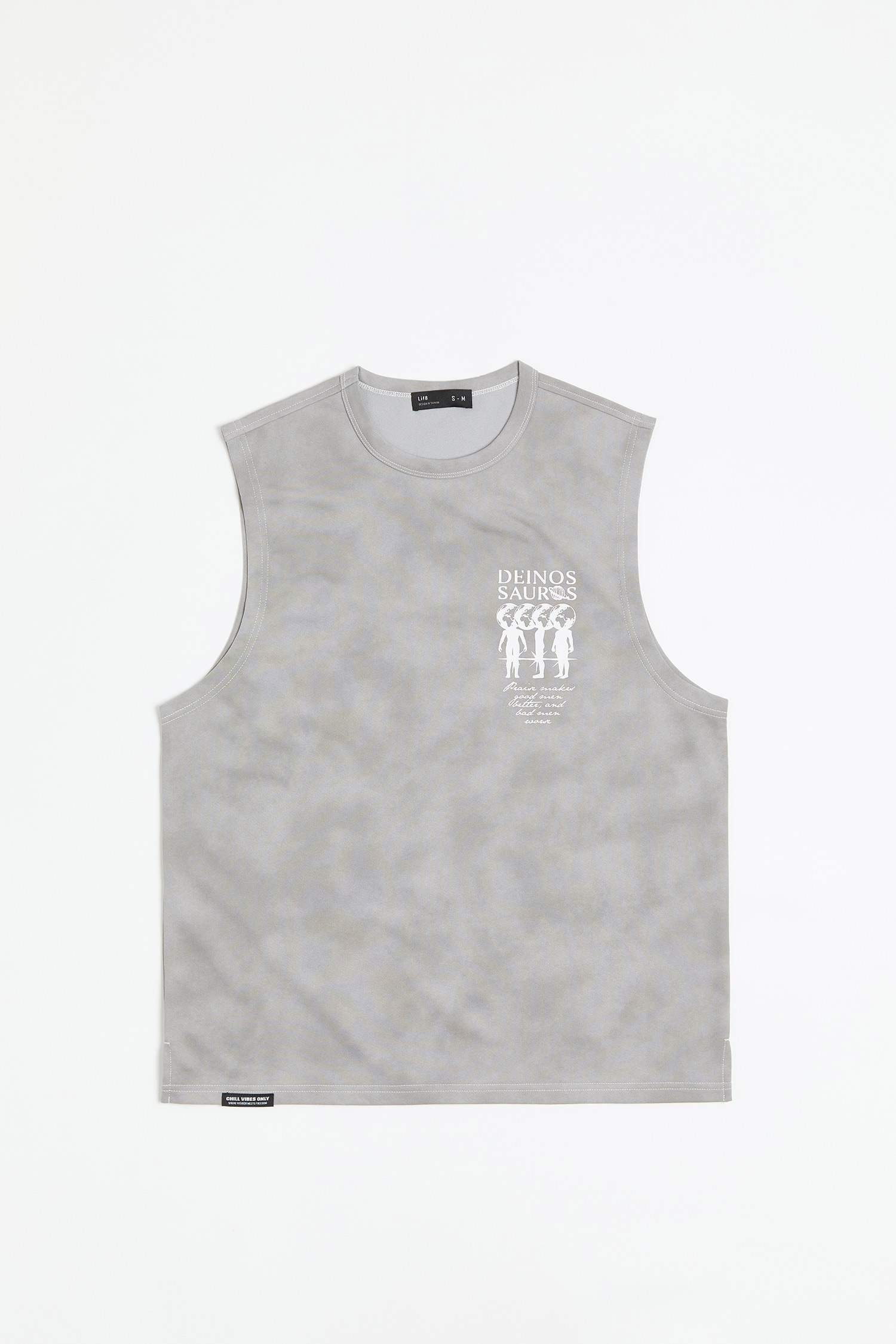 恐龍世紀 水洗 圓領背心