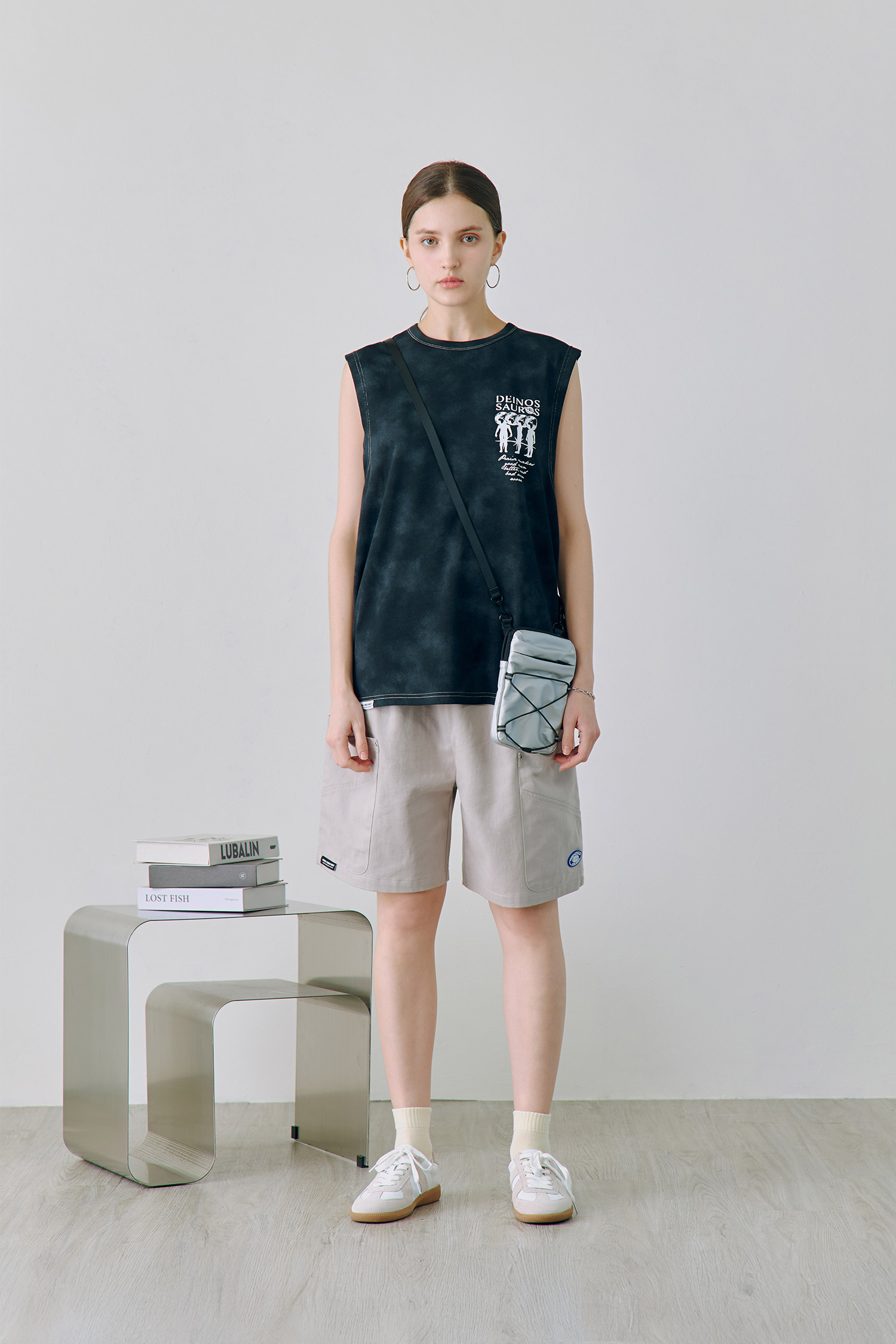 恐龍世紀 水洗 圓領背心