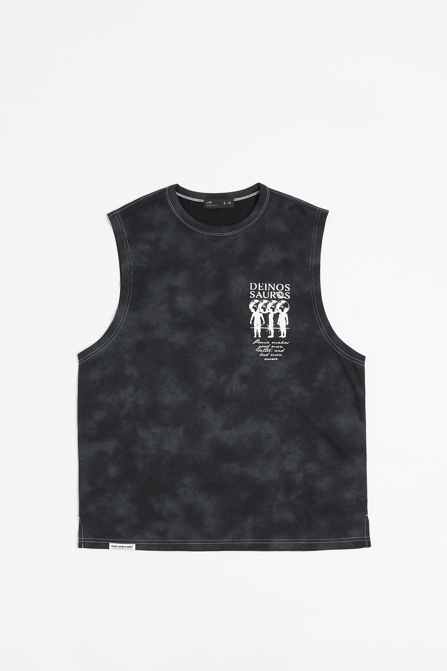 恐龍世紀 水洗 圓領背心