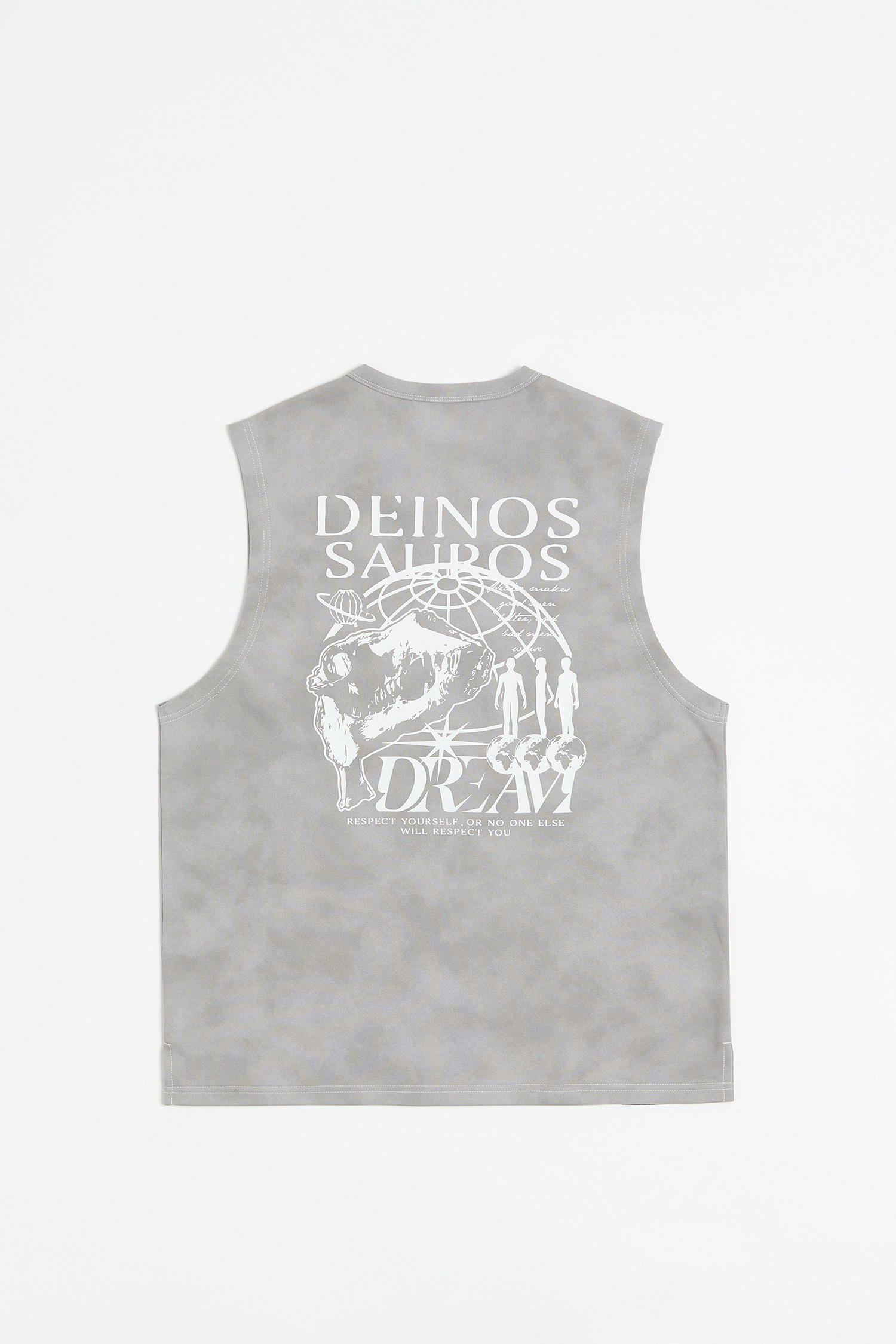 恐龍世紀 水洗 圓領背心