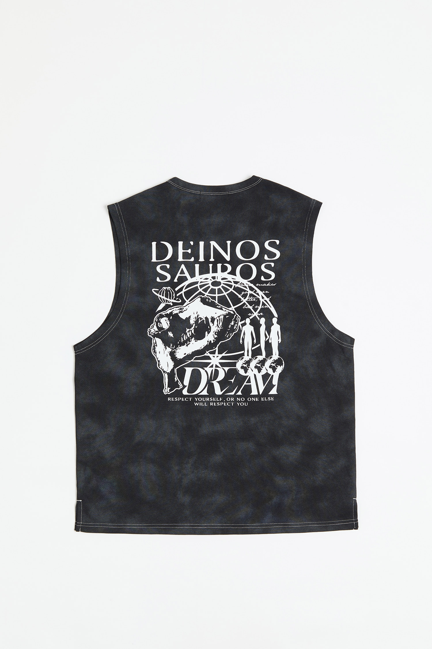 恐龍世紀 水洗 圓領背心