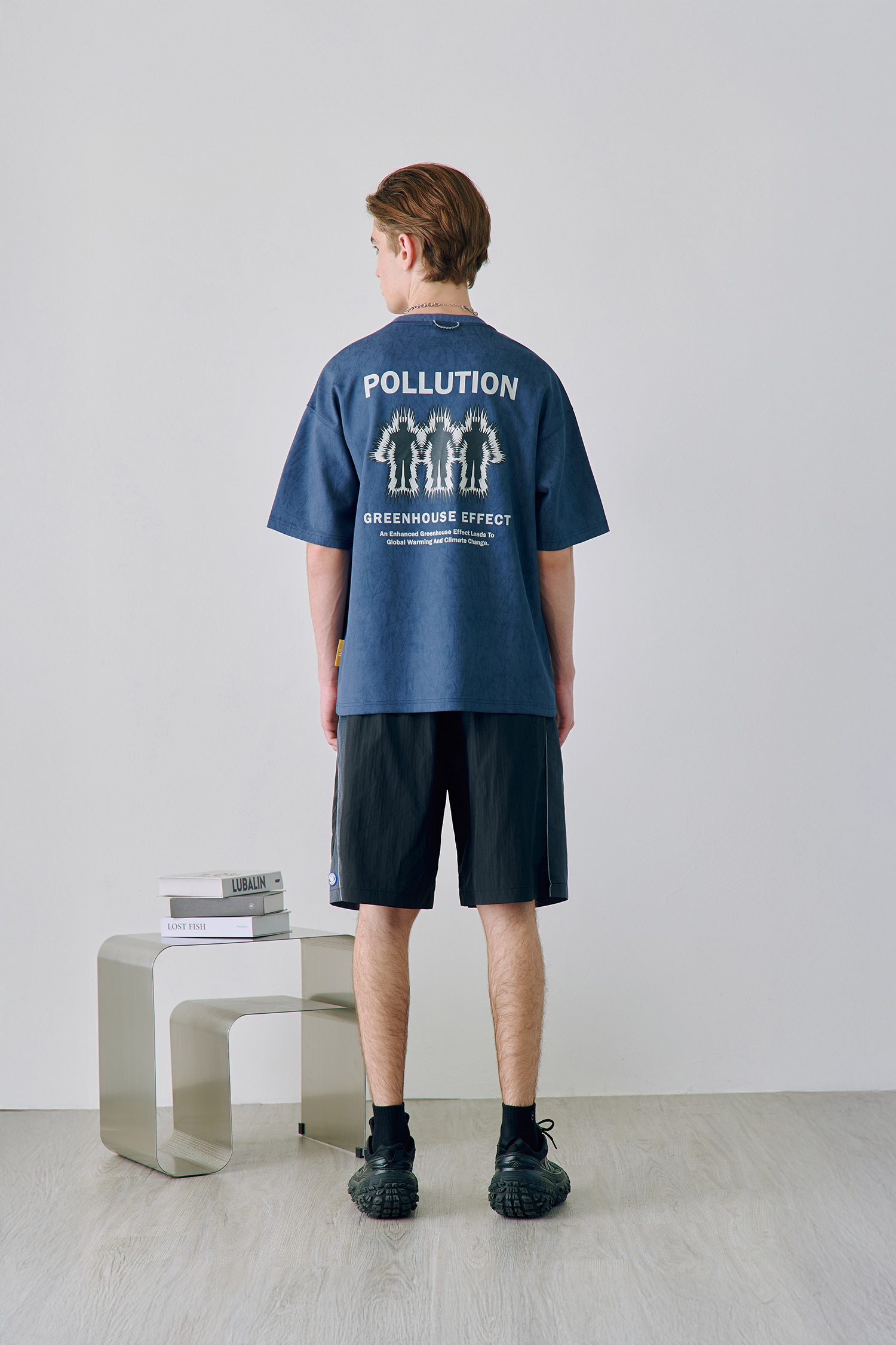 溫室效應 扎染印花 短袖上衣