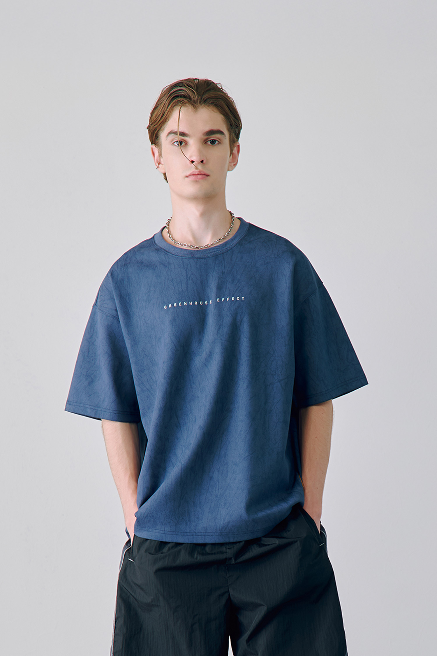 溫室效應 扎染印花 短袖上衣