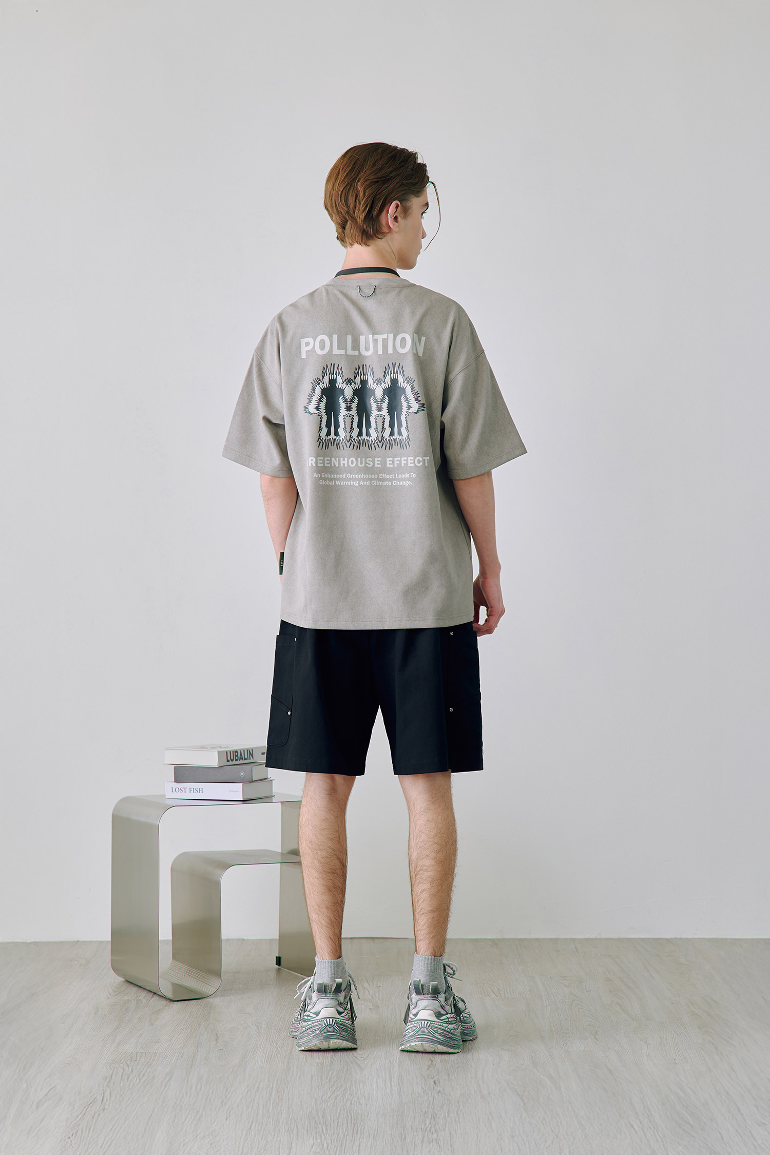 溫室效應 扎染印花 短袖上衣