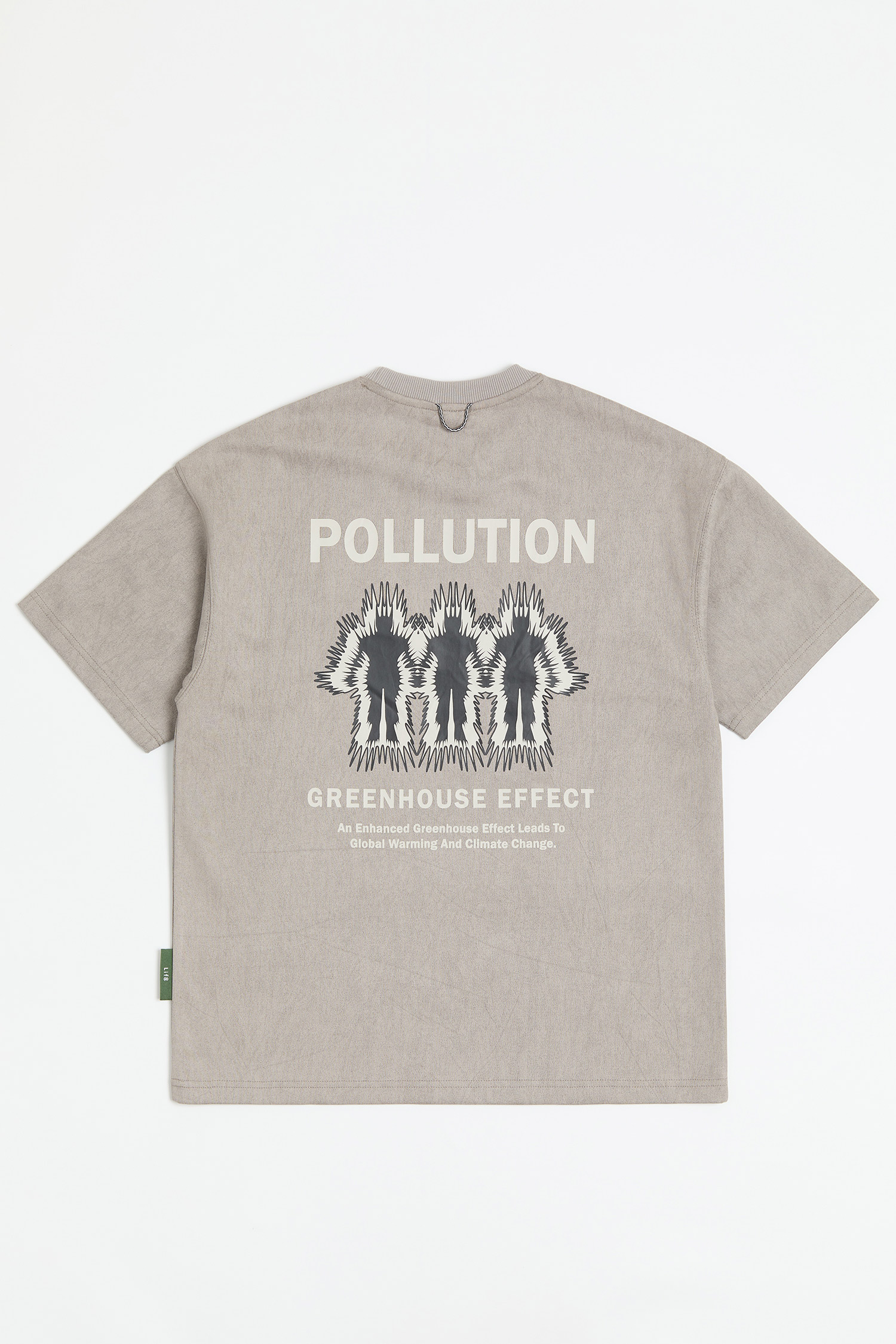 溫室效應 扎染印花 短袖上衣