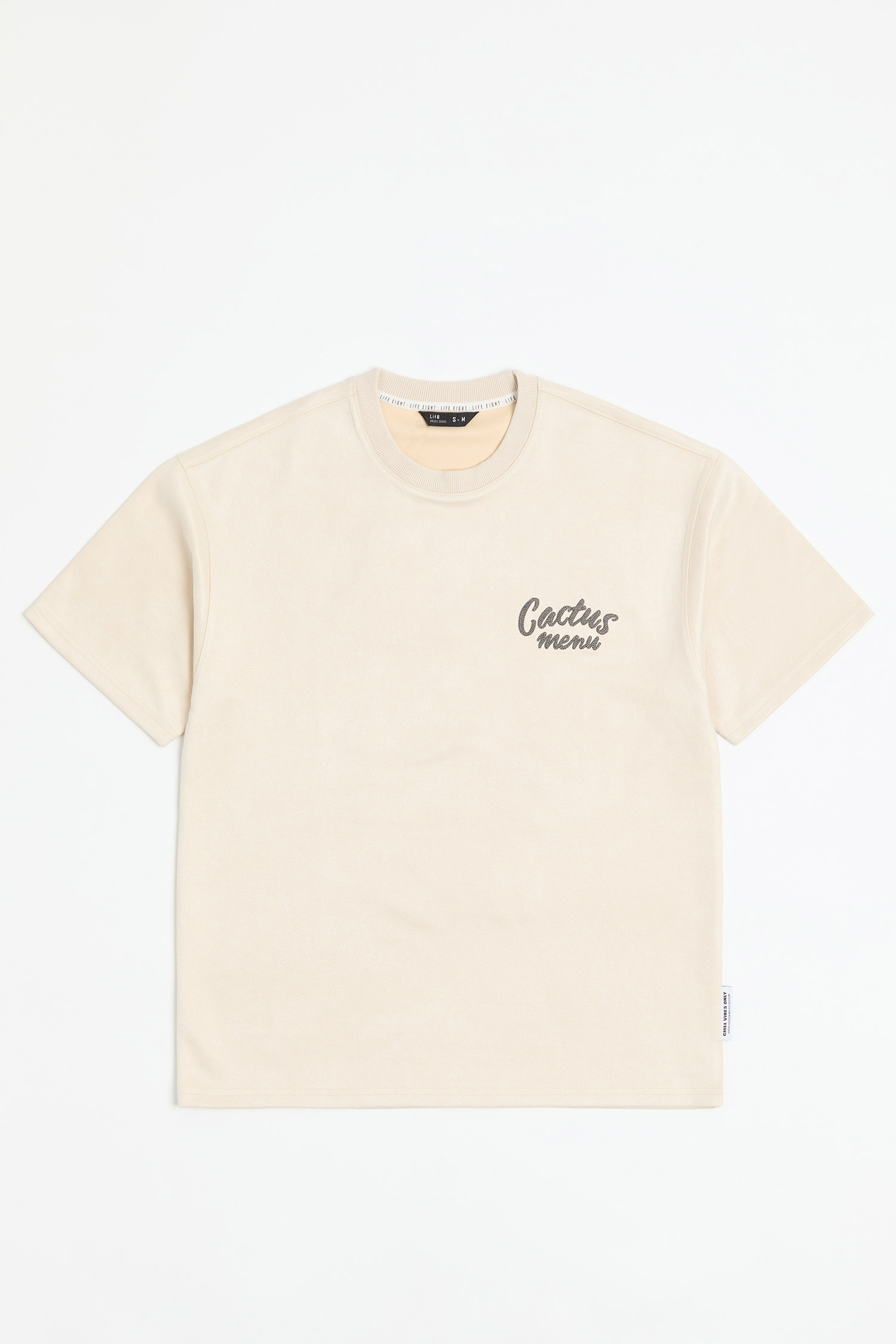 仙人掌菜單 麂皮短袖上衣