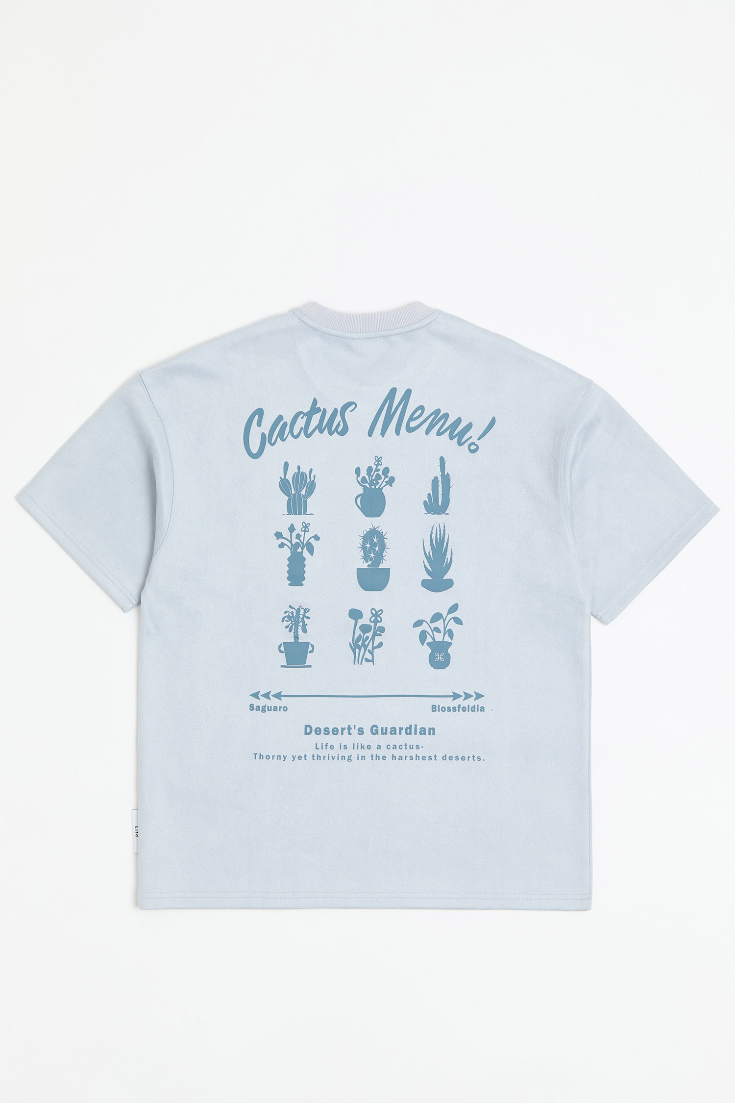 仙人掌菜單 麂皮短袖上衣