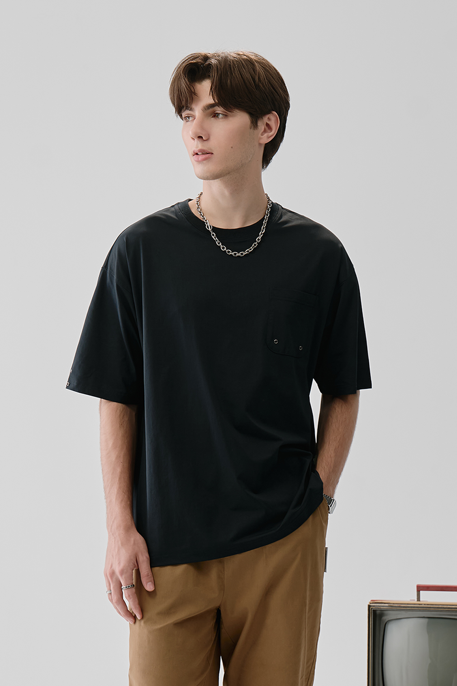 向陽而生 四面彈力短袖上衣