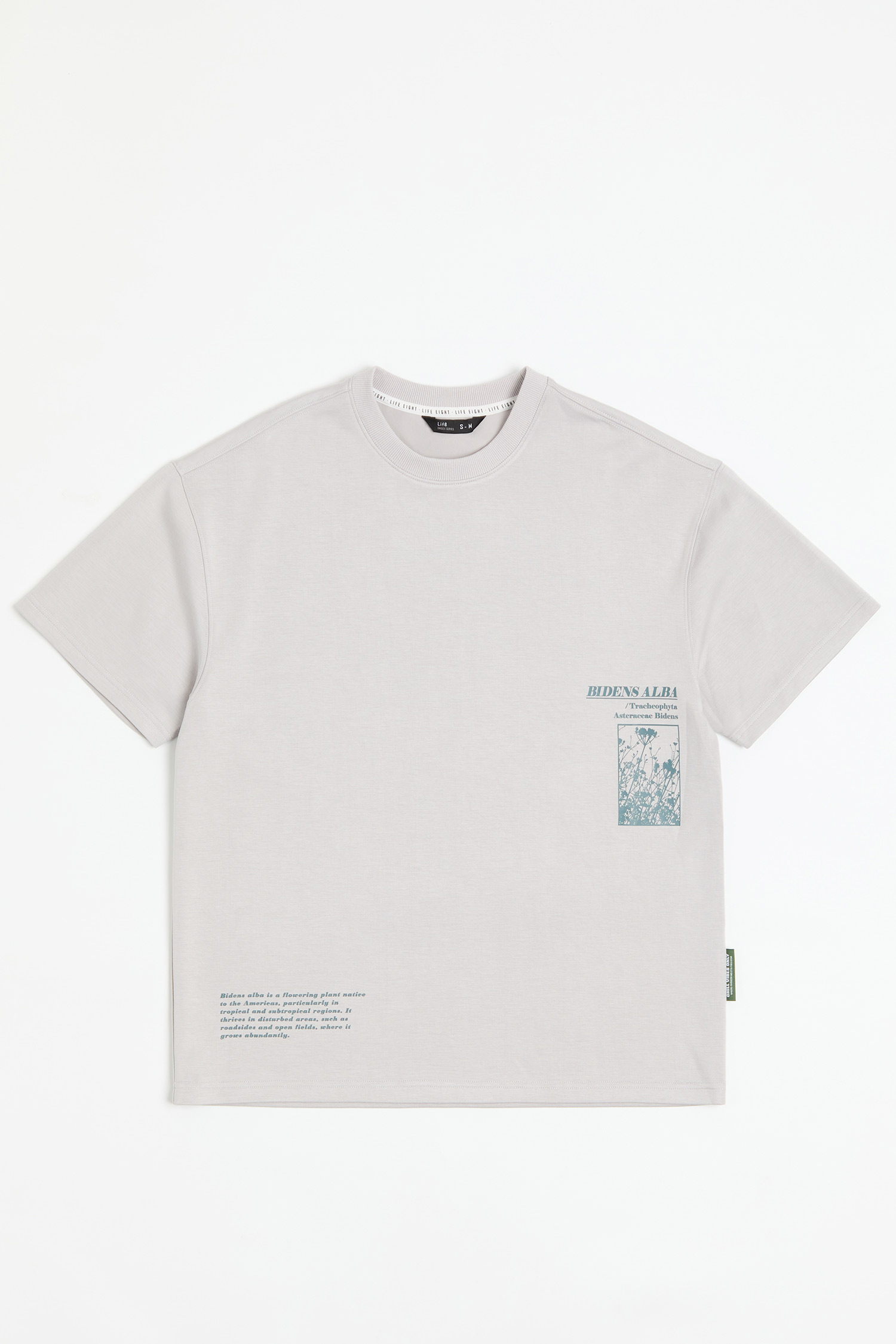 白花咸豐草 太空棉短袖上衣