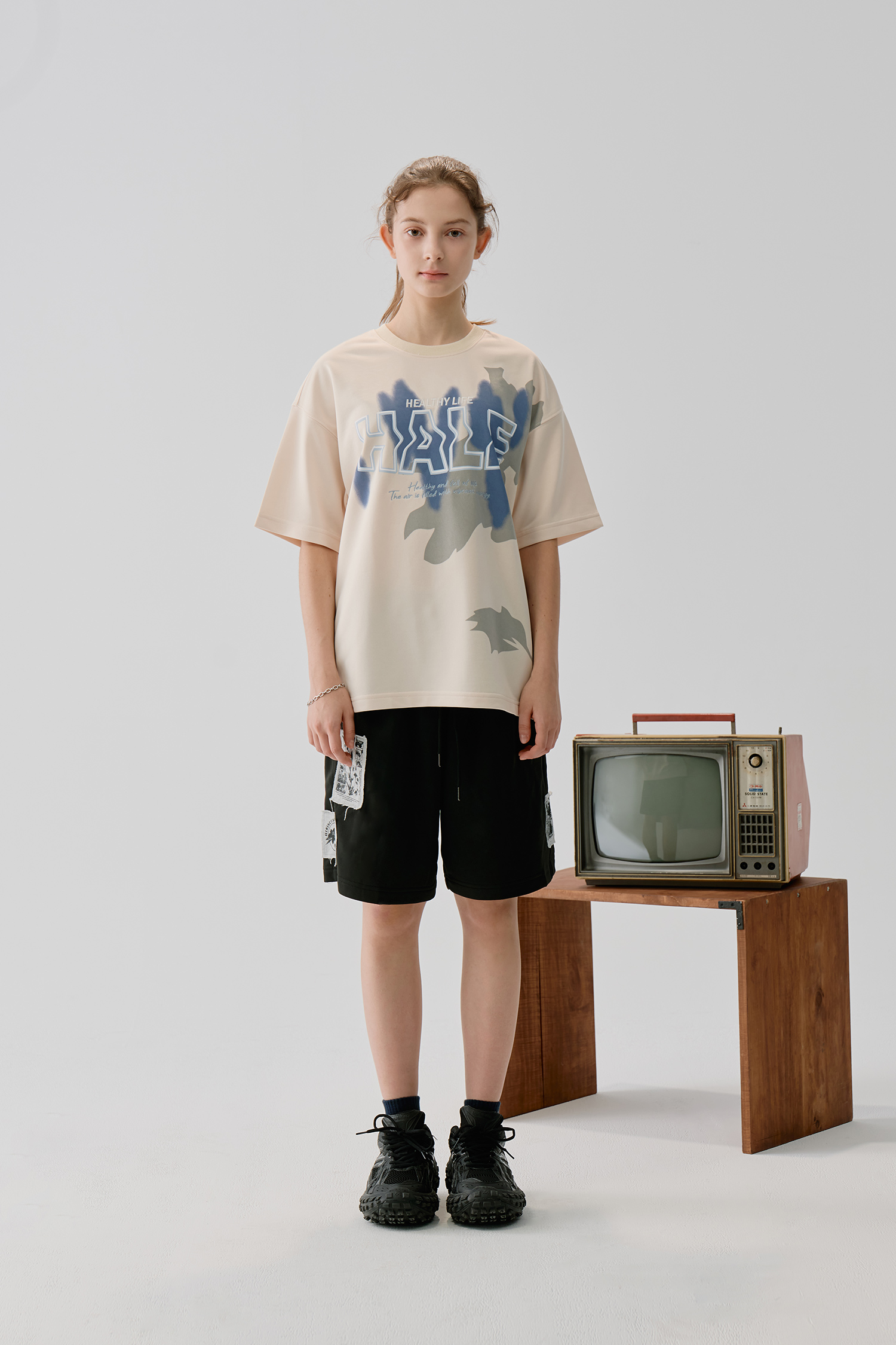 能量充沛 厚磅短袖上衣