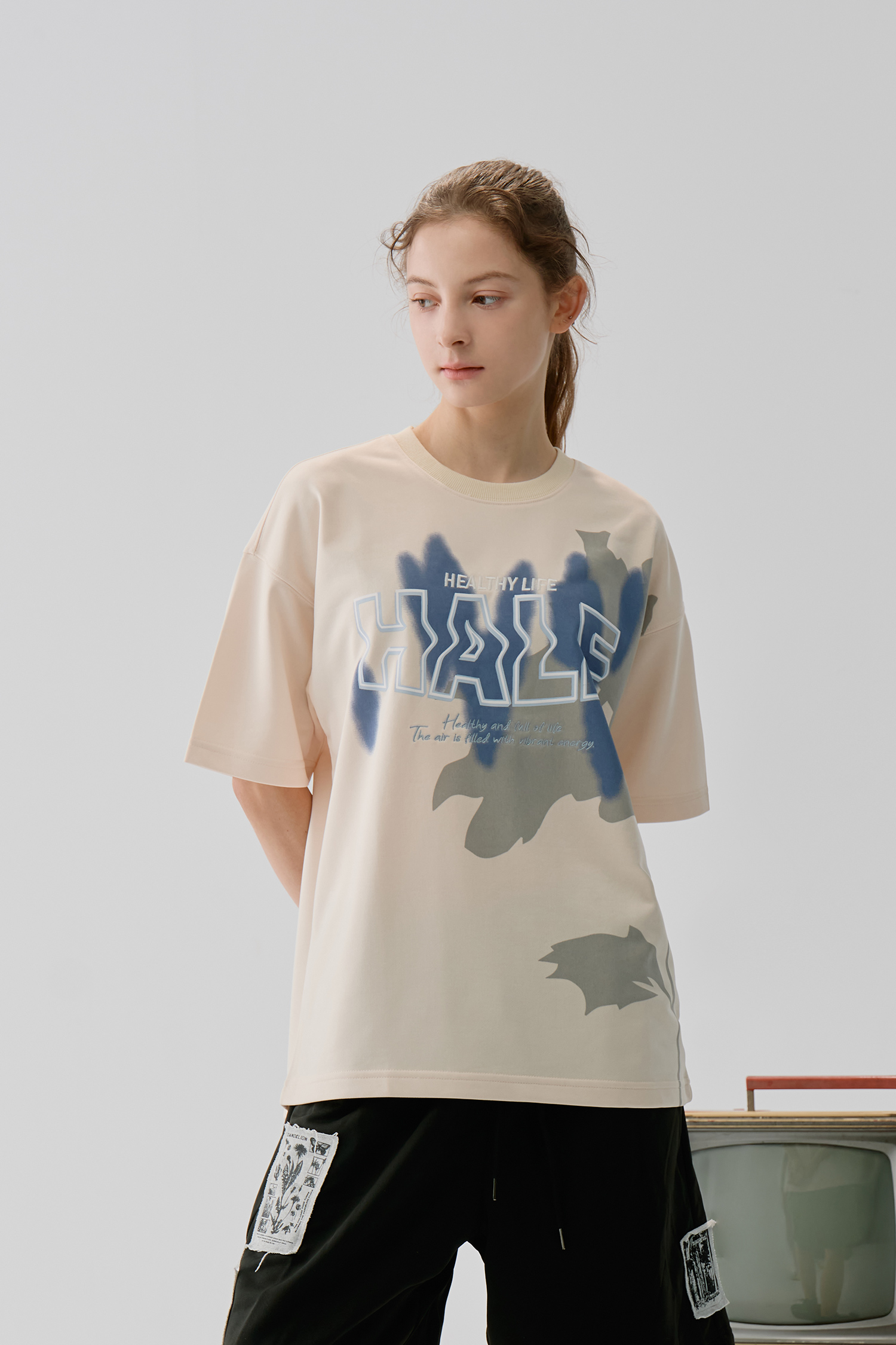 能量充沛 厚磅短袖上衣