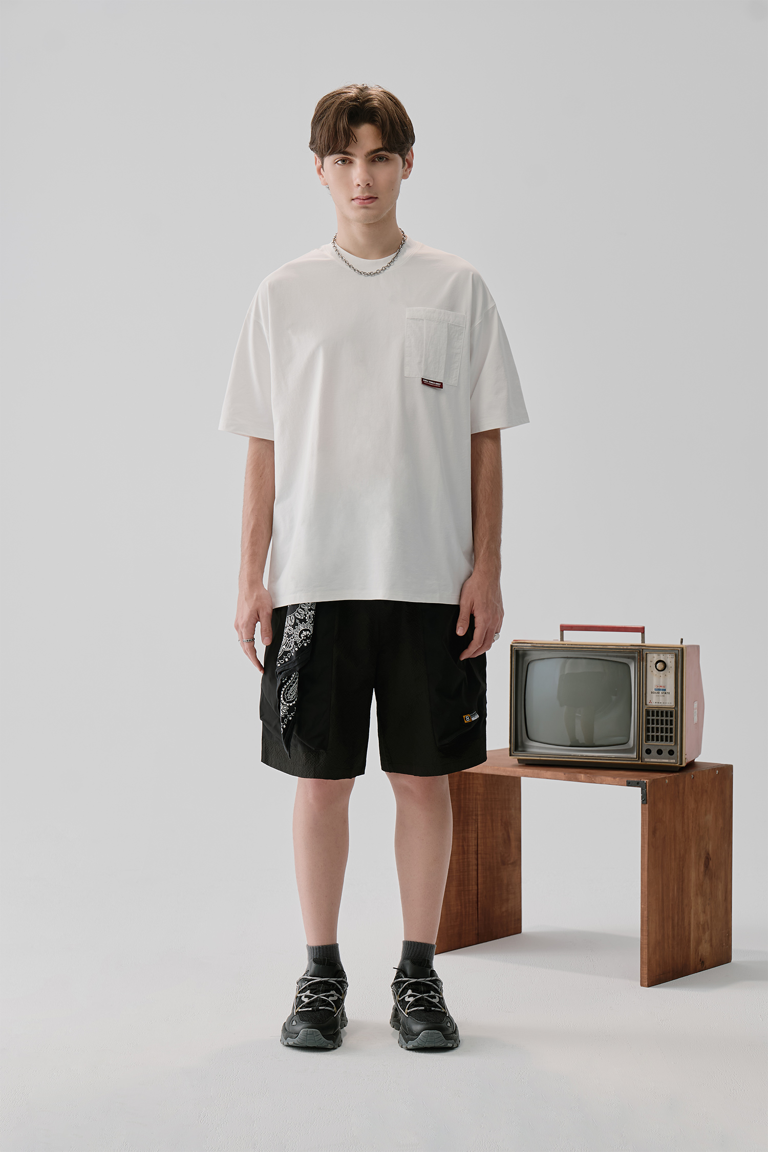 涼感速乾 口袋 短袖上衣