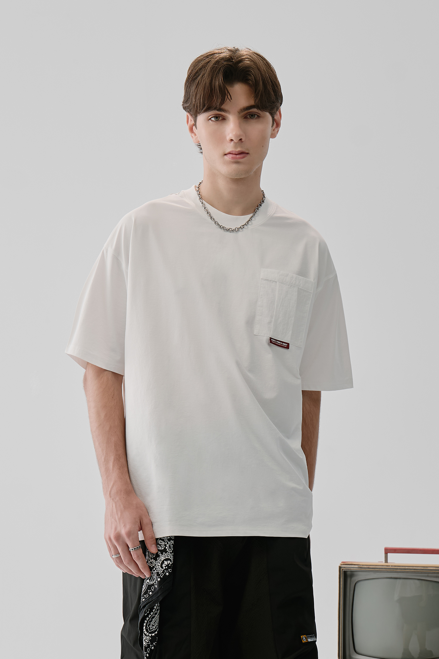 涼感速乾 口袋 短袖上衣