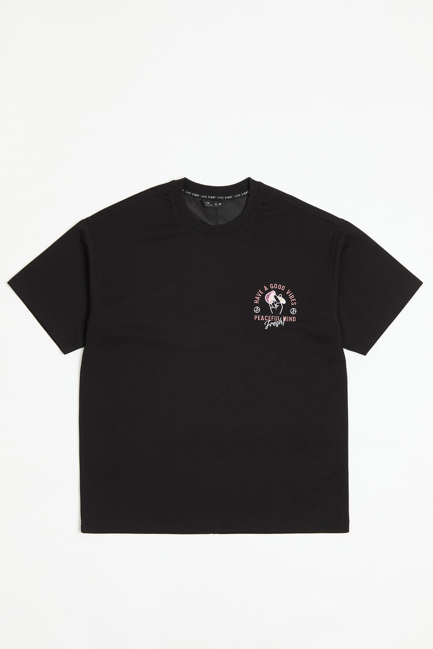 手指夾物 太空棉 短袖上衣