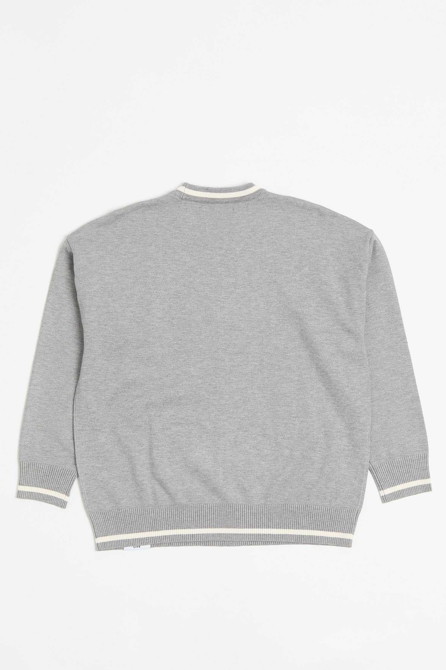 Life8 簡約配色 柔軟圓領毛衣