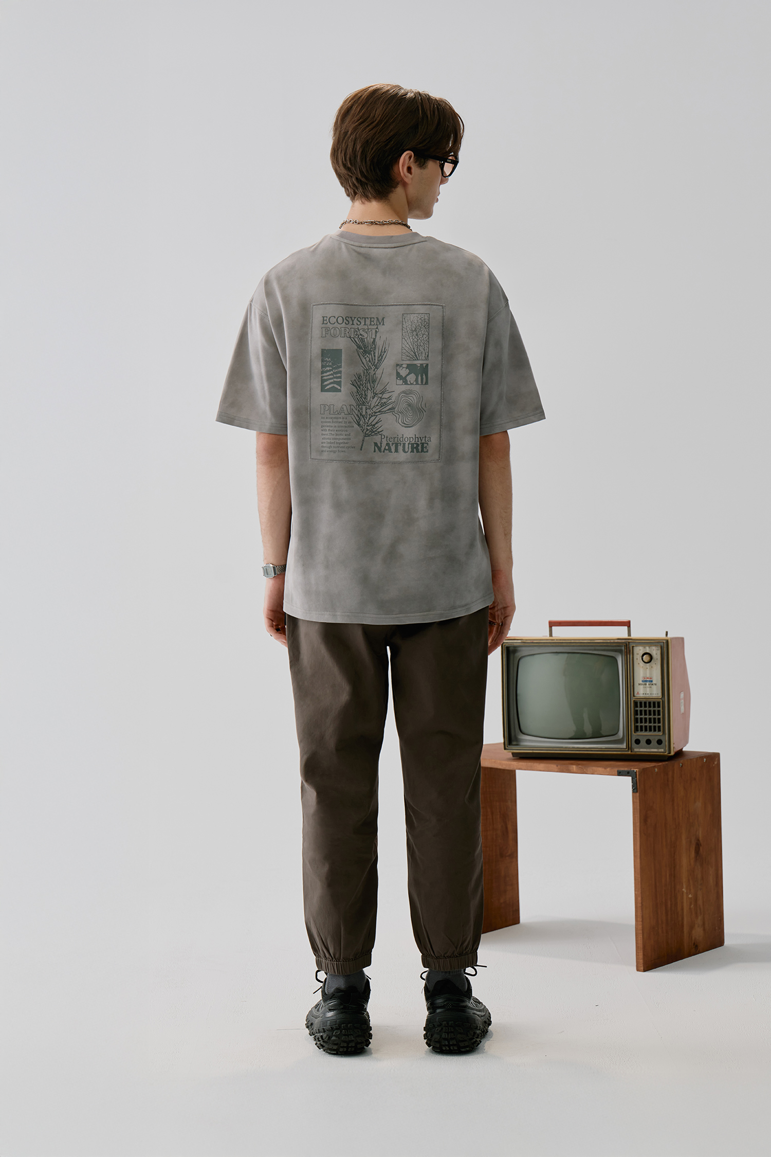 枝繁葉茂 貼布印花短袖上衣