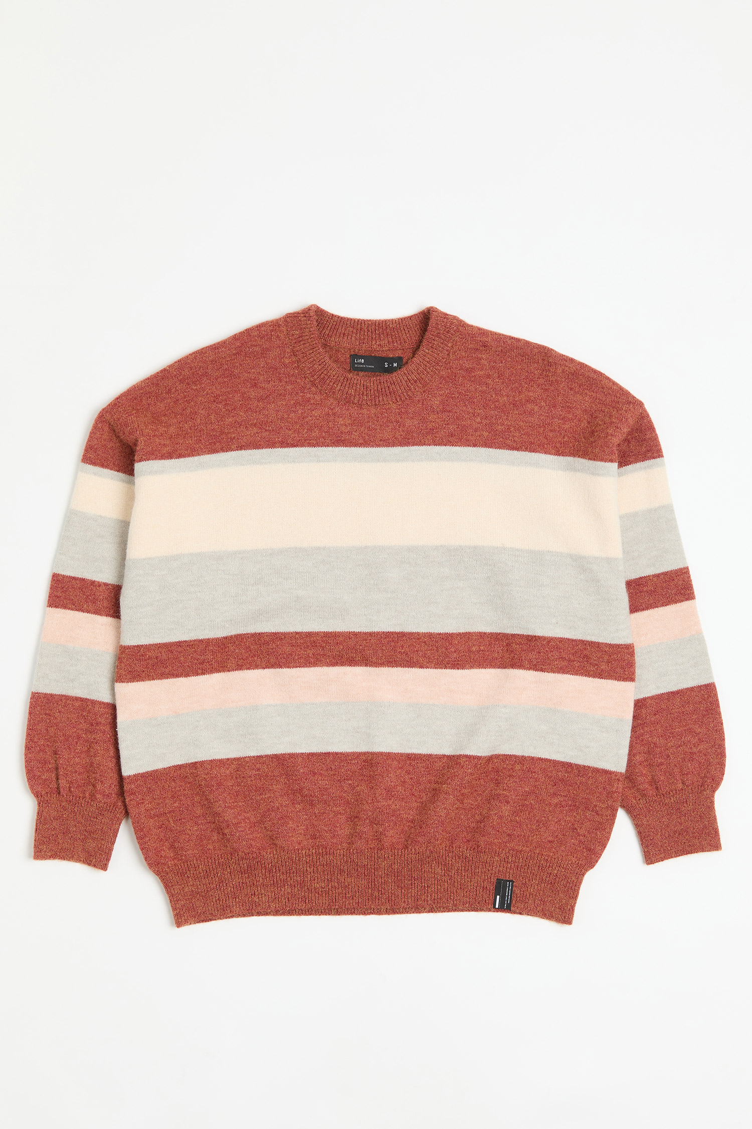 不規則條紋毛衣