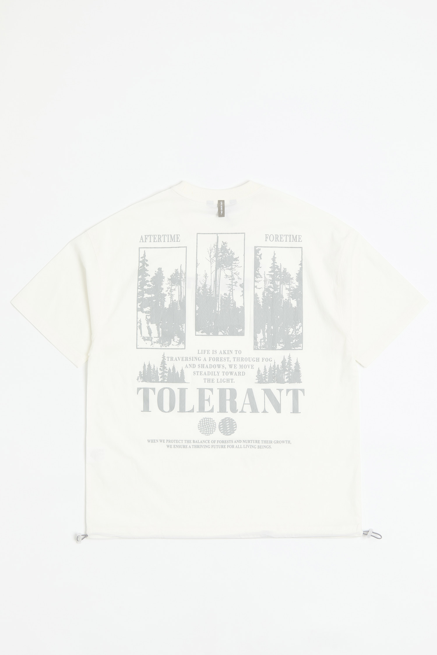 森息共生 彈力短袖上衣