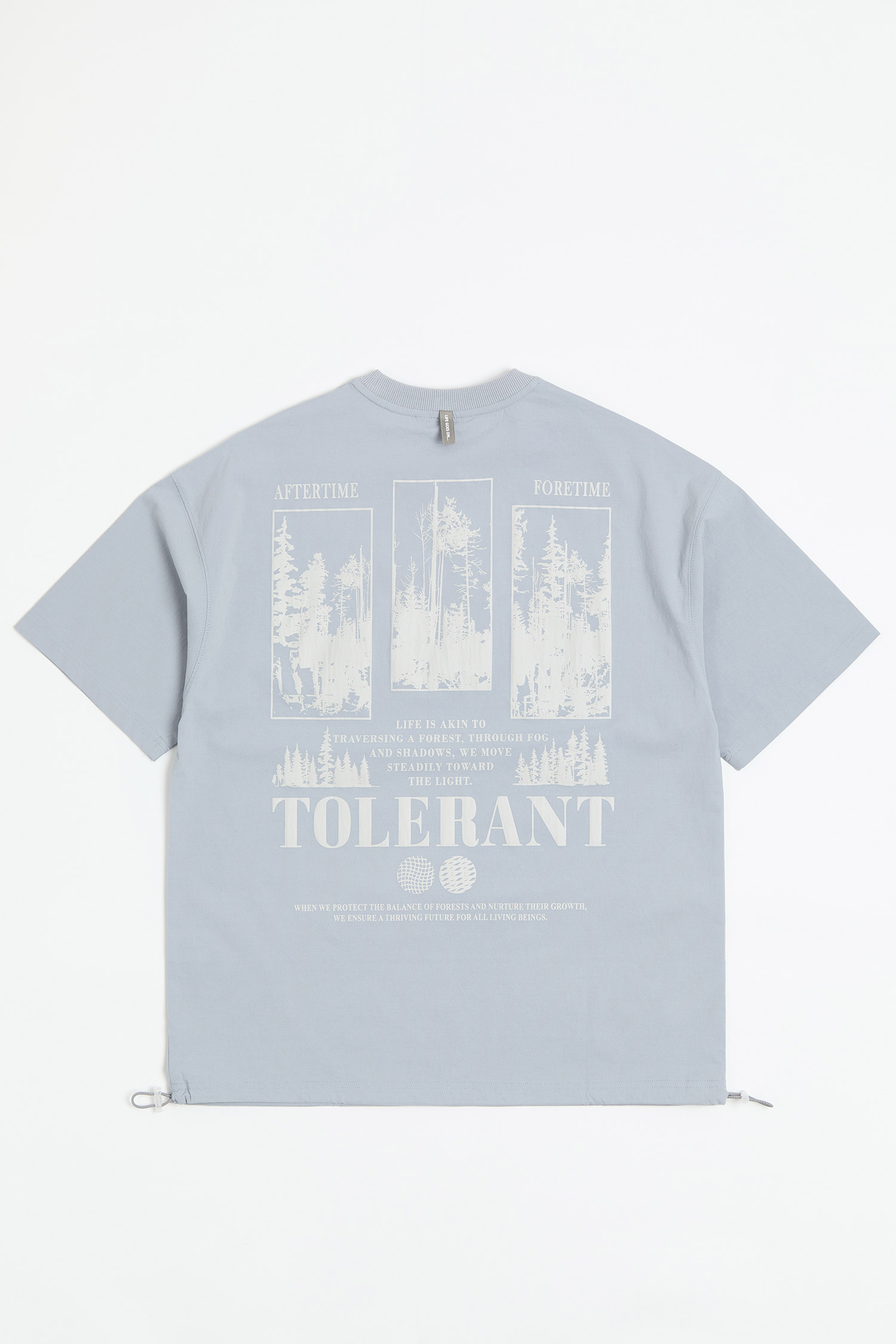 森息共生 彈力短袖上衣