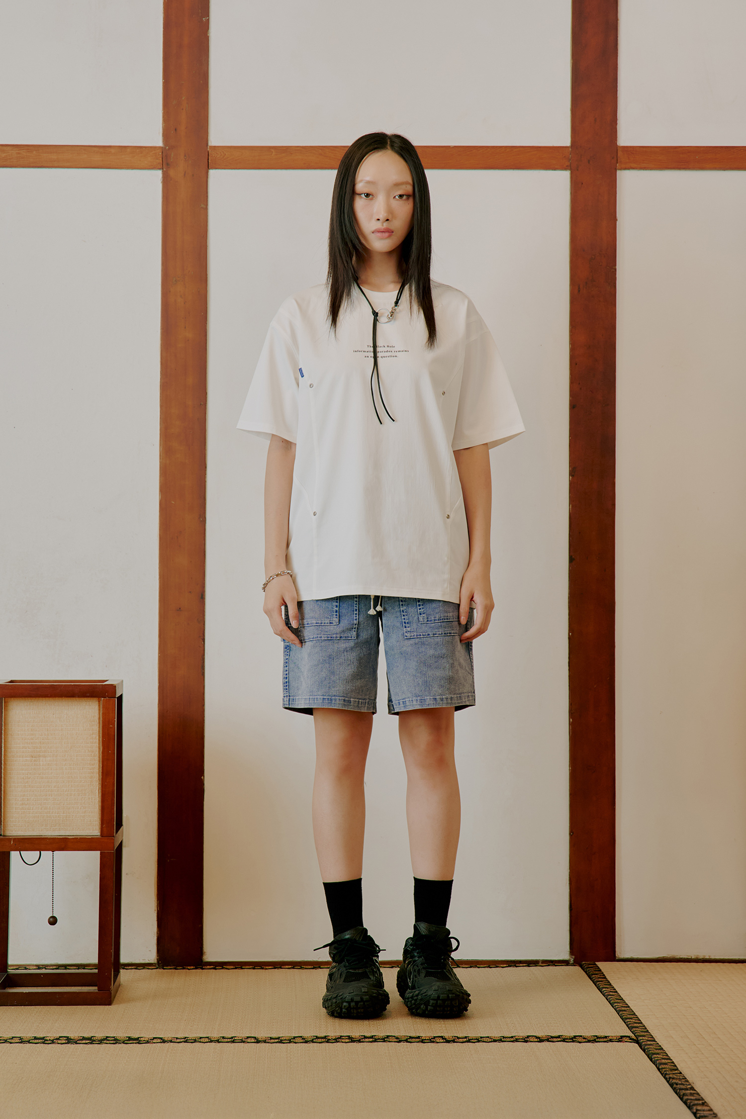 引力坍縮 斜紋短袖上衣