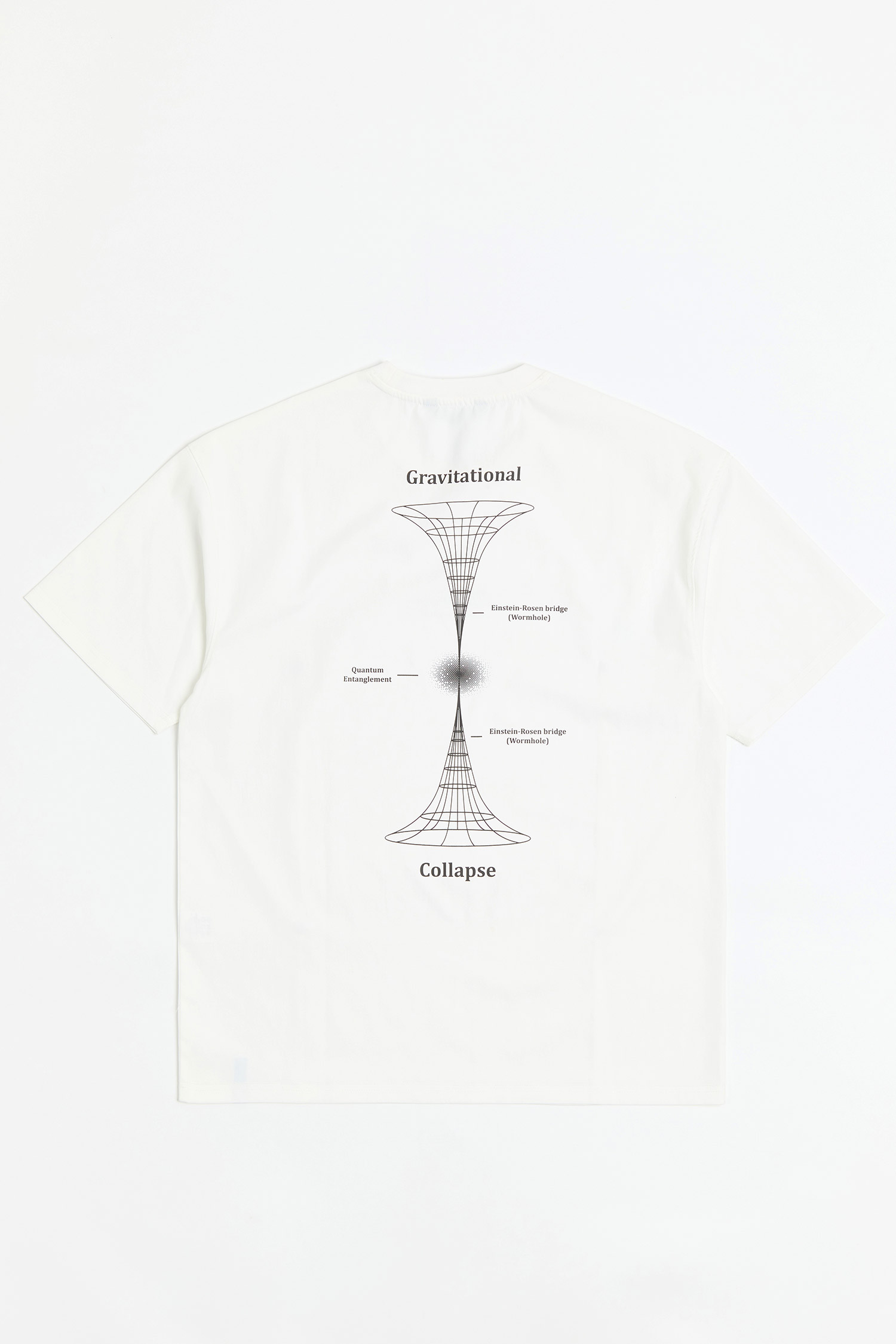 引力坍縮 斜紋短袖上衣