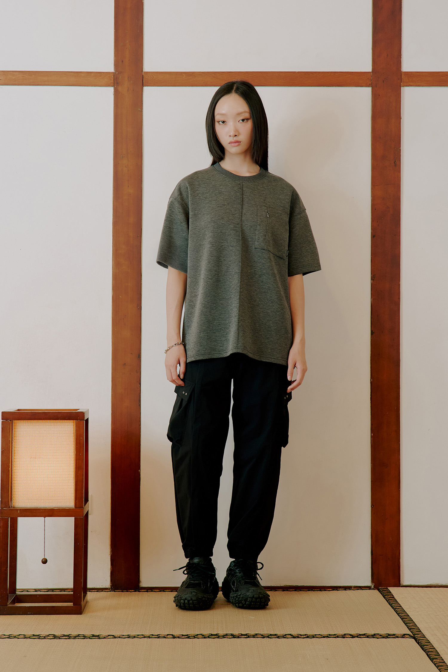 基礎簡約 太空棉短袖上衣