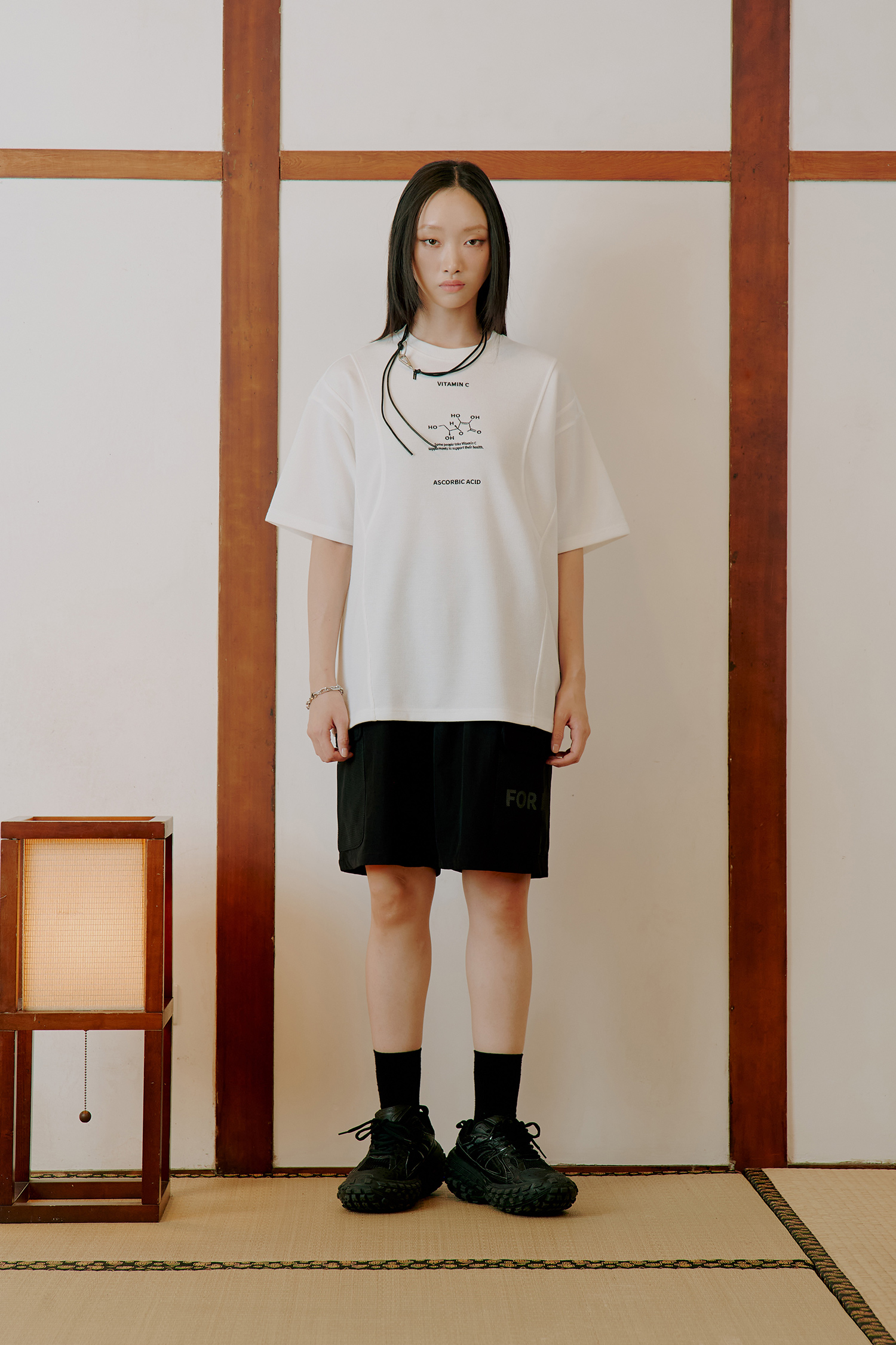 化學式 剪裁短袖上衣