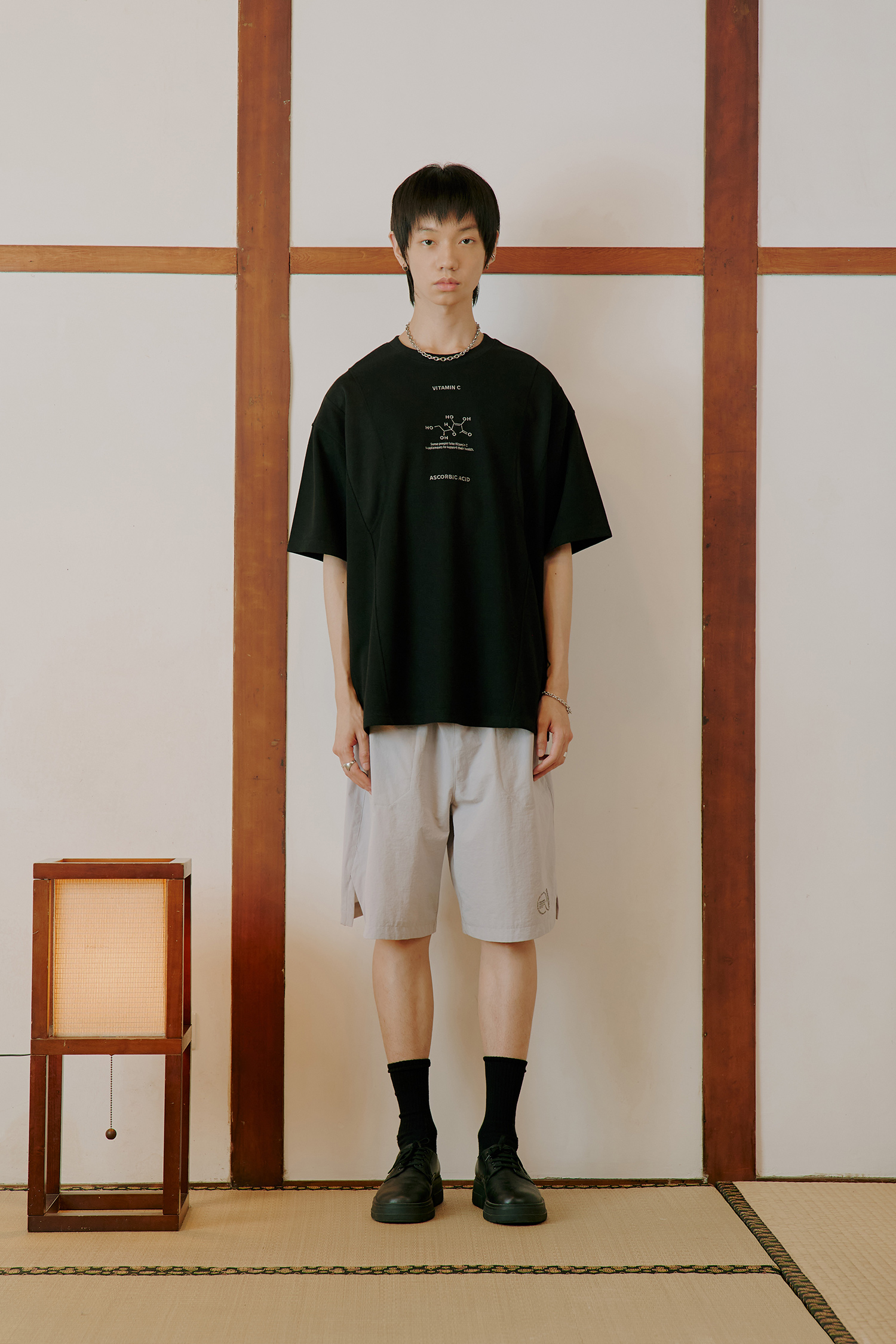 化學式 剪裁短袖上衣