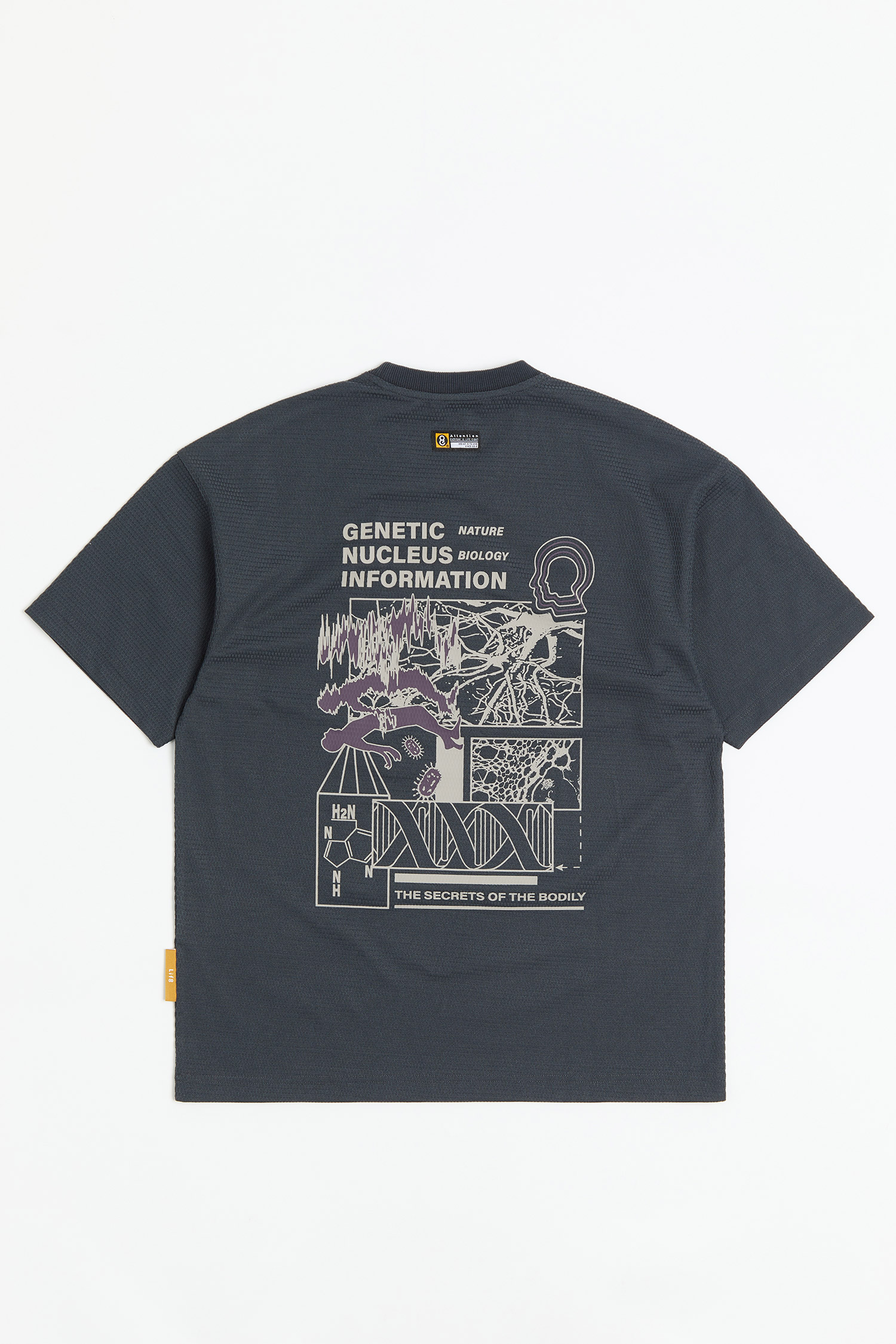 基因重組進化 印花 短袖上衣