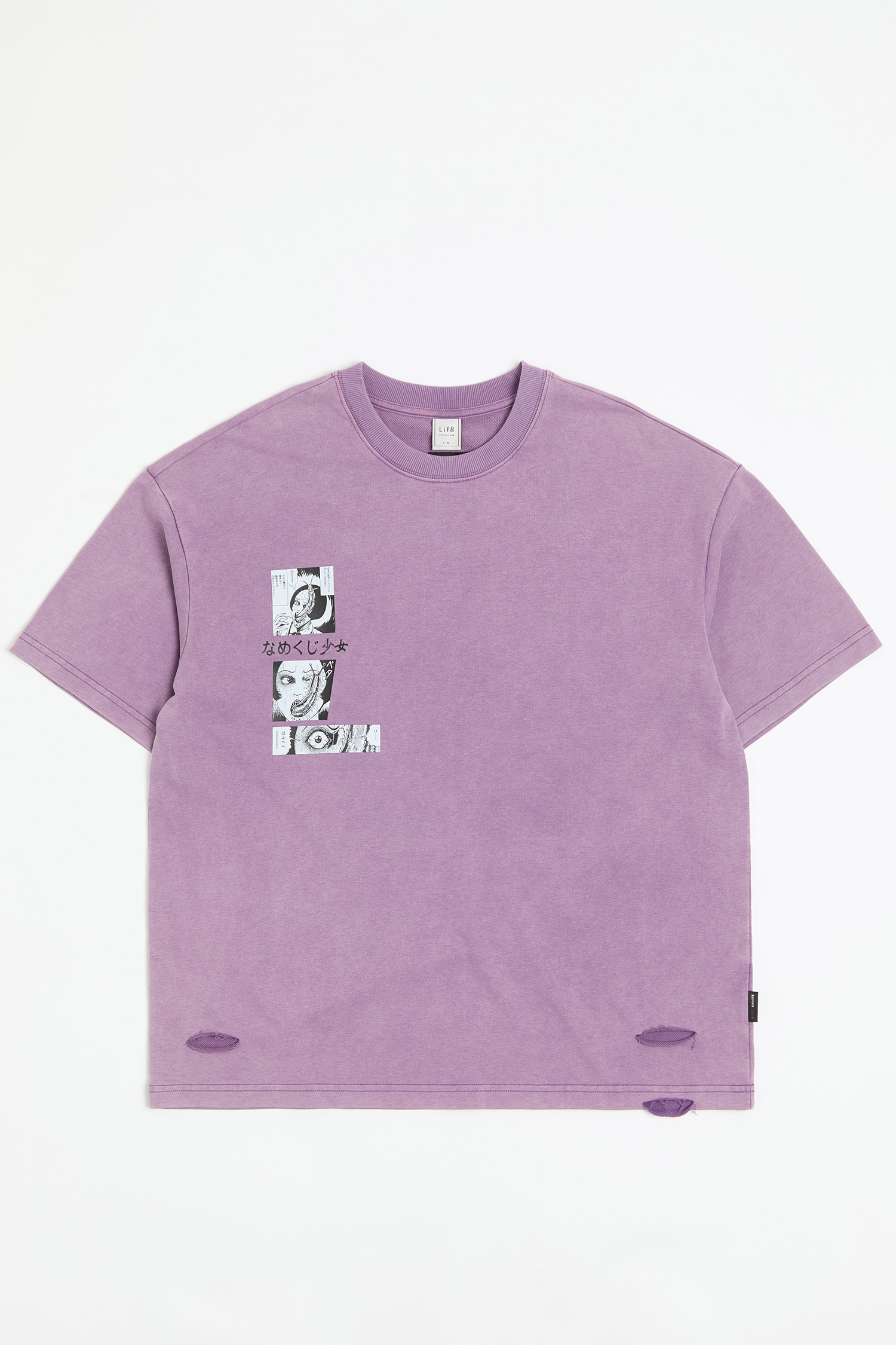 伊藤潤二驚選集 蛞蝓少女洗水短袖上衣