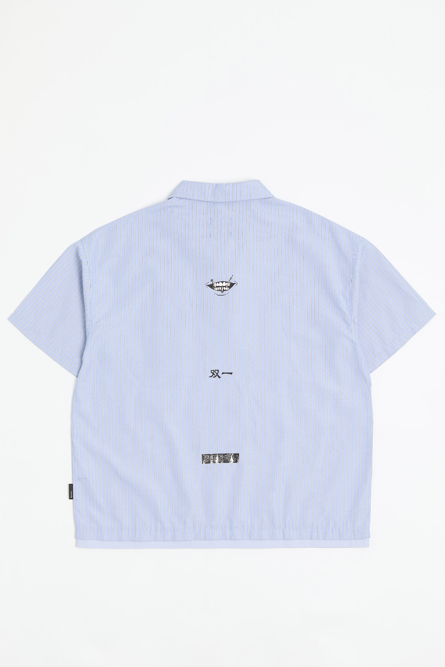 伊藤潤二驚選集 雙一條紋短袖襯衫