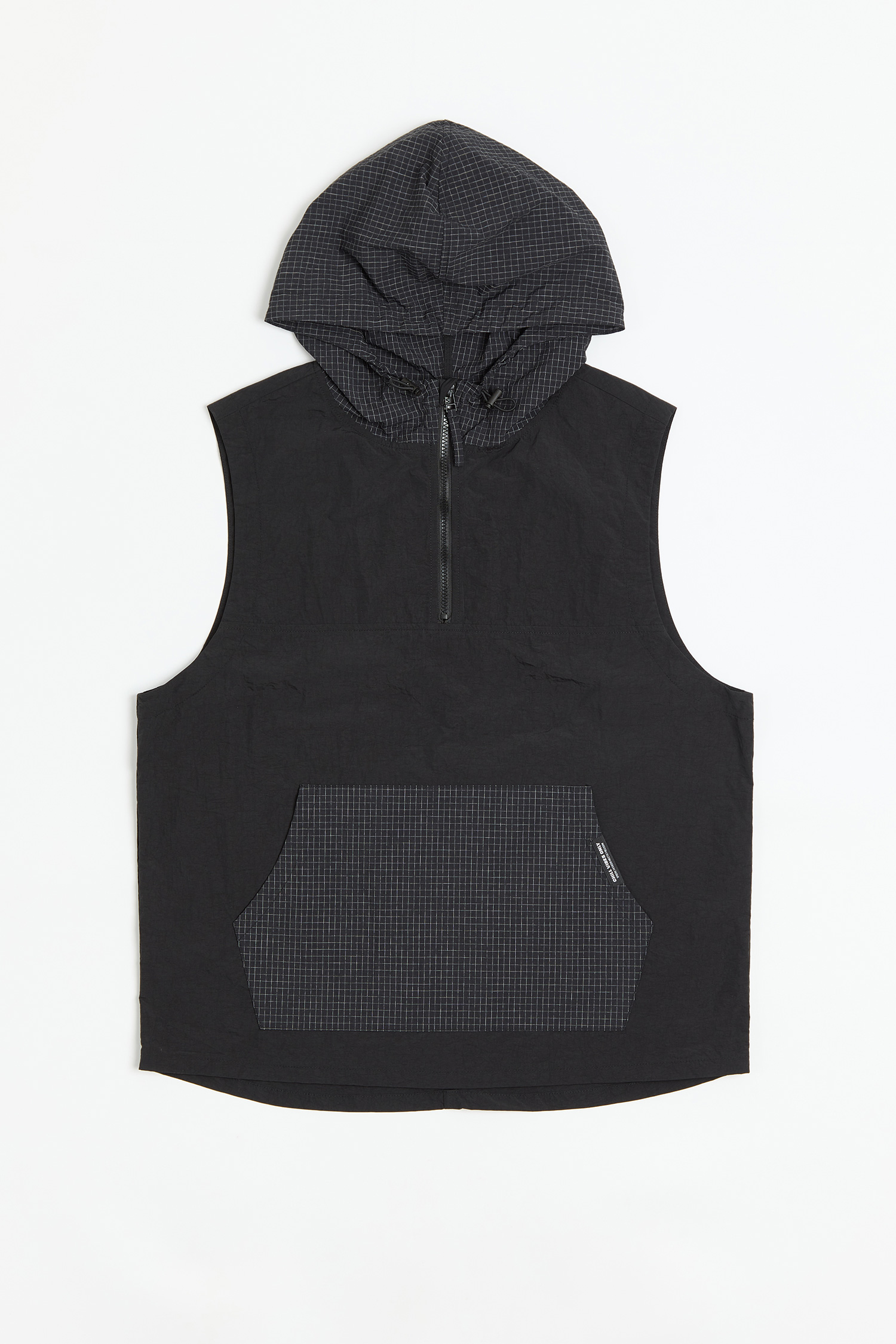 韓系 輕量 連帽背心