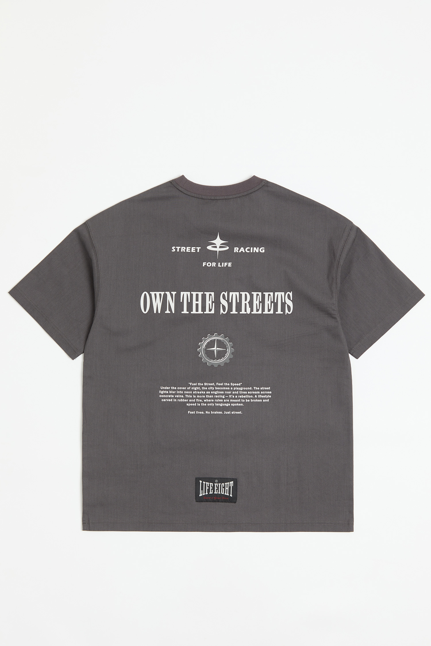 掌控街道 印花短袖上衣