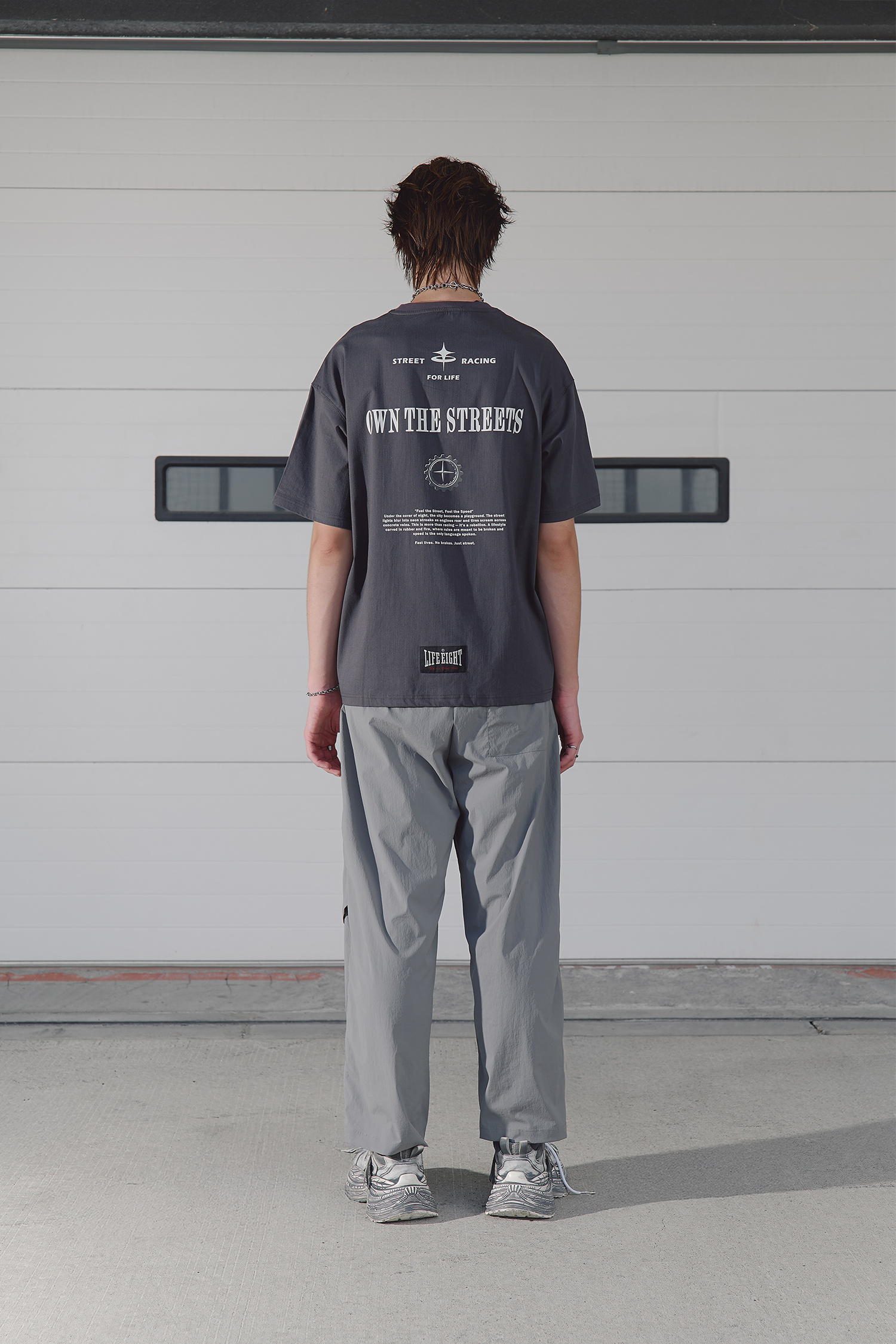 掌控街道 印花短袖上衣