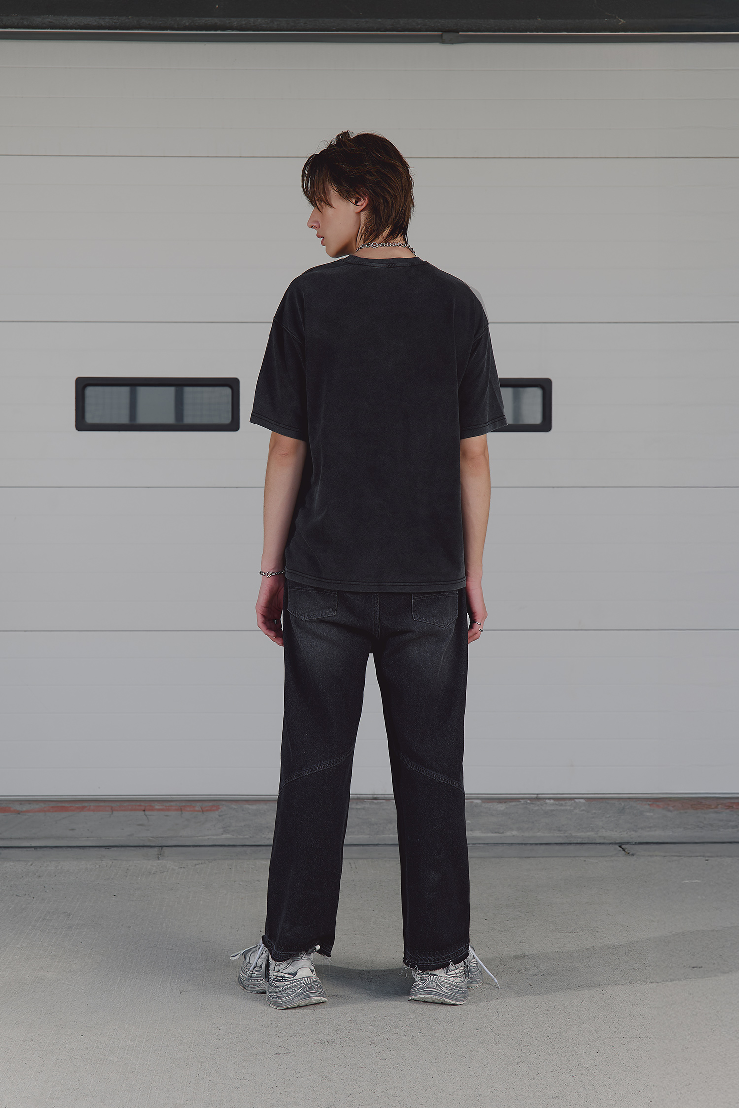 街頭賽事 水洗印花短袖上衣