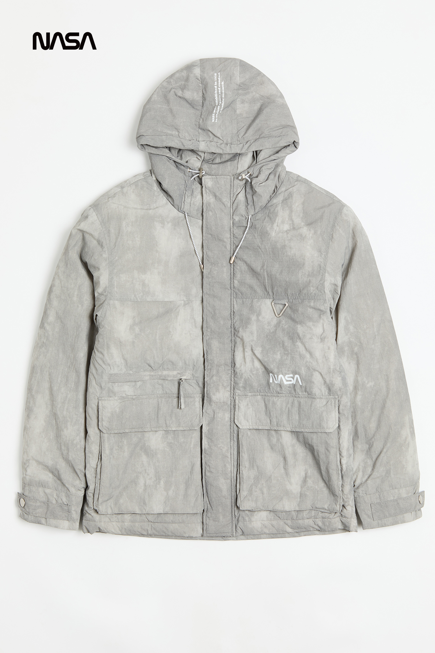 太空系列 星塵穿梭 連帽鋪棉外套