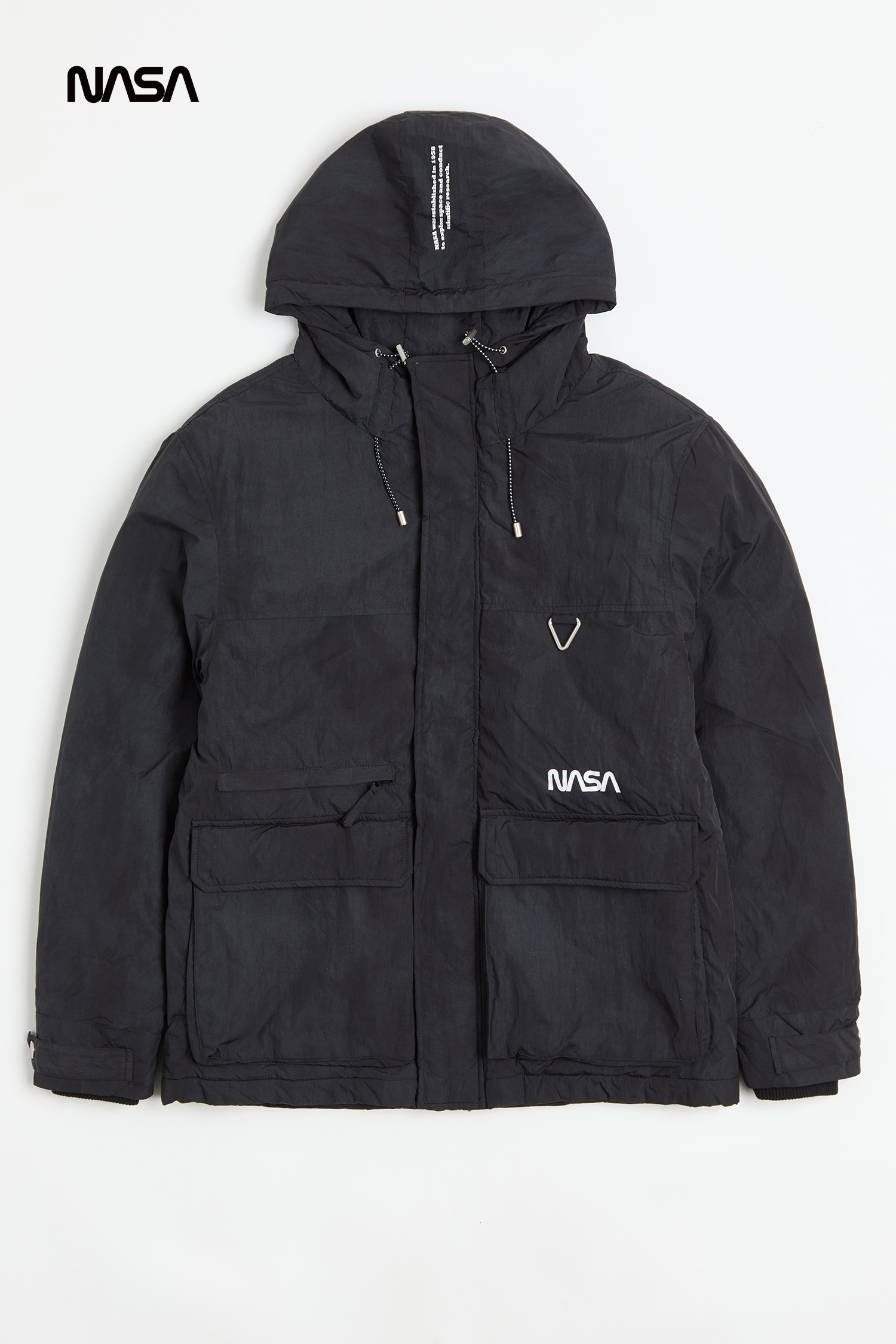 太空系列 星塵穿梭 連帽鋪棉外套