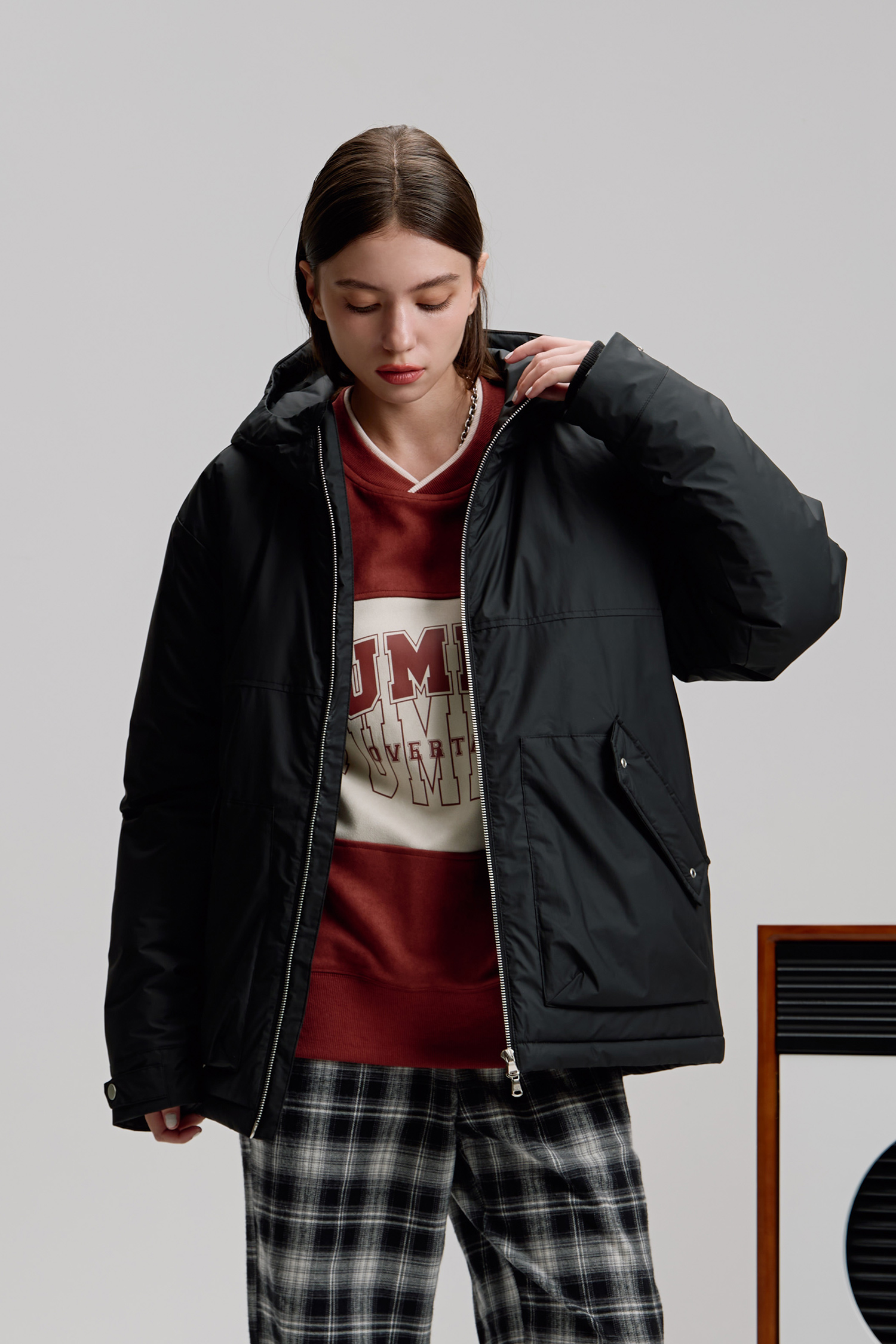 太空系列 光年計畫 鋪棉連帽外套