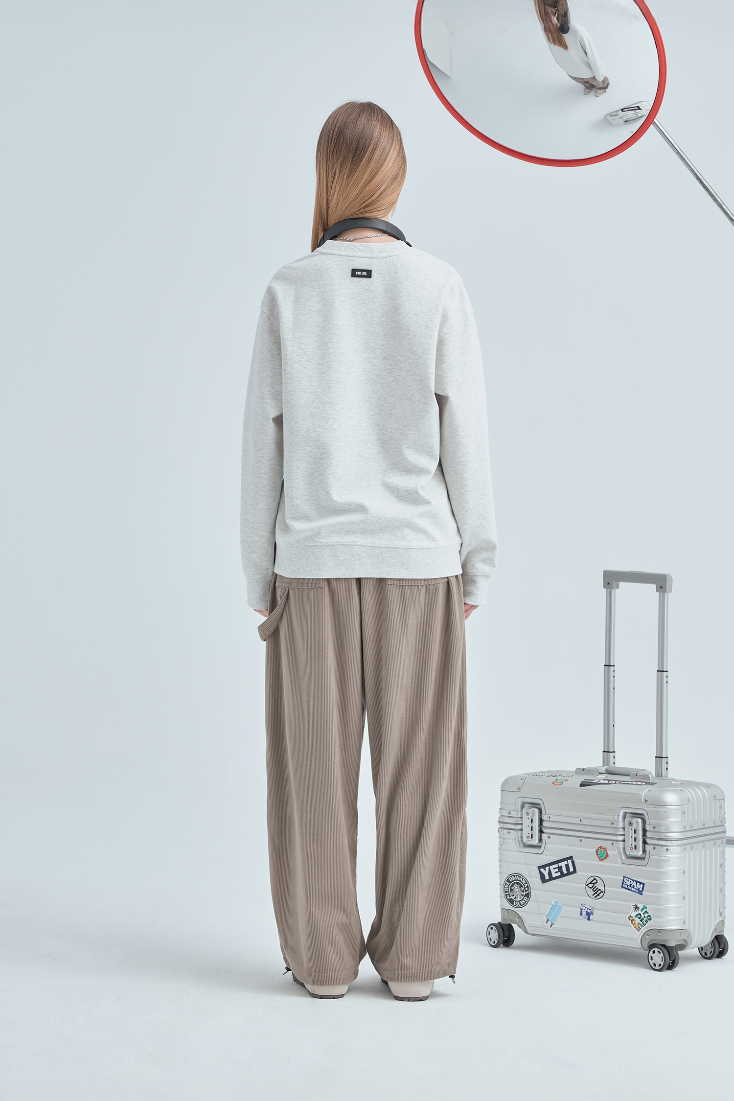 經典圓領 太空棉長袖上衣