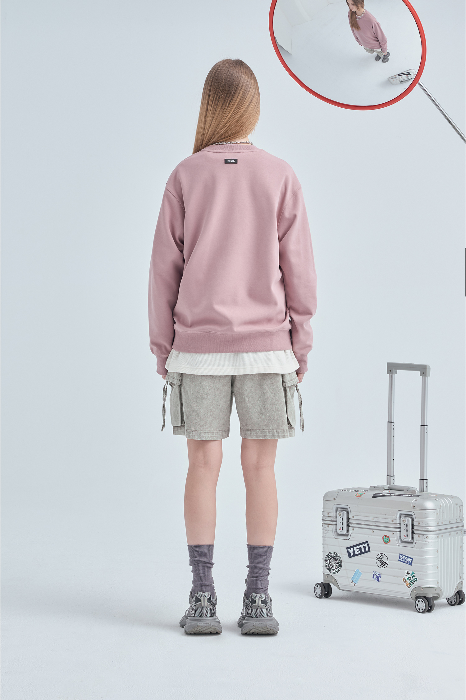 經典圓領 太空棉長袖上衣