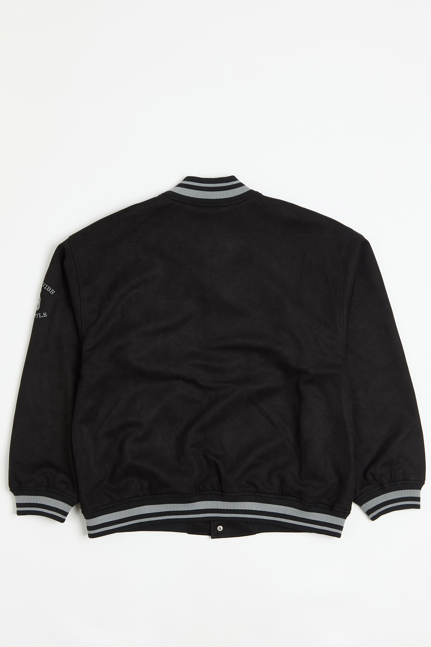 美式復古 麂皮絨棒球外套