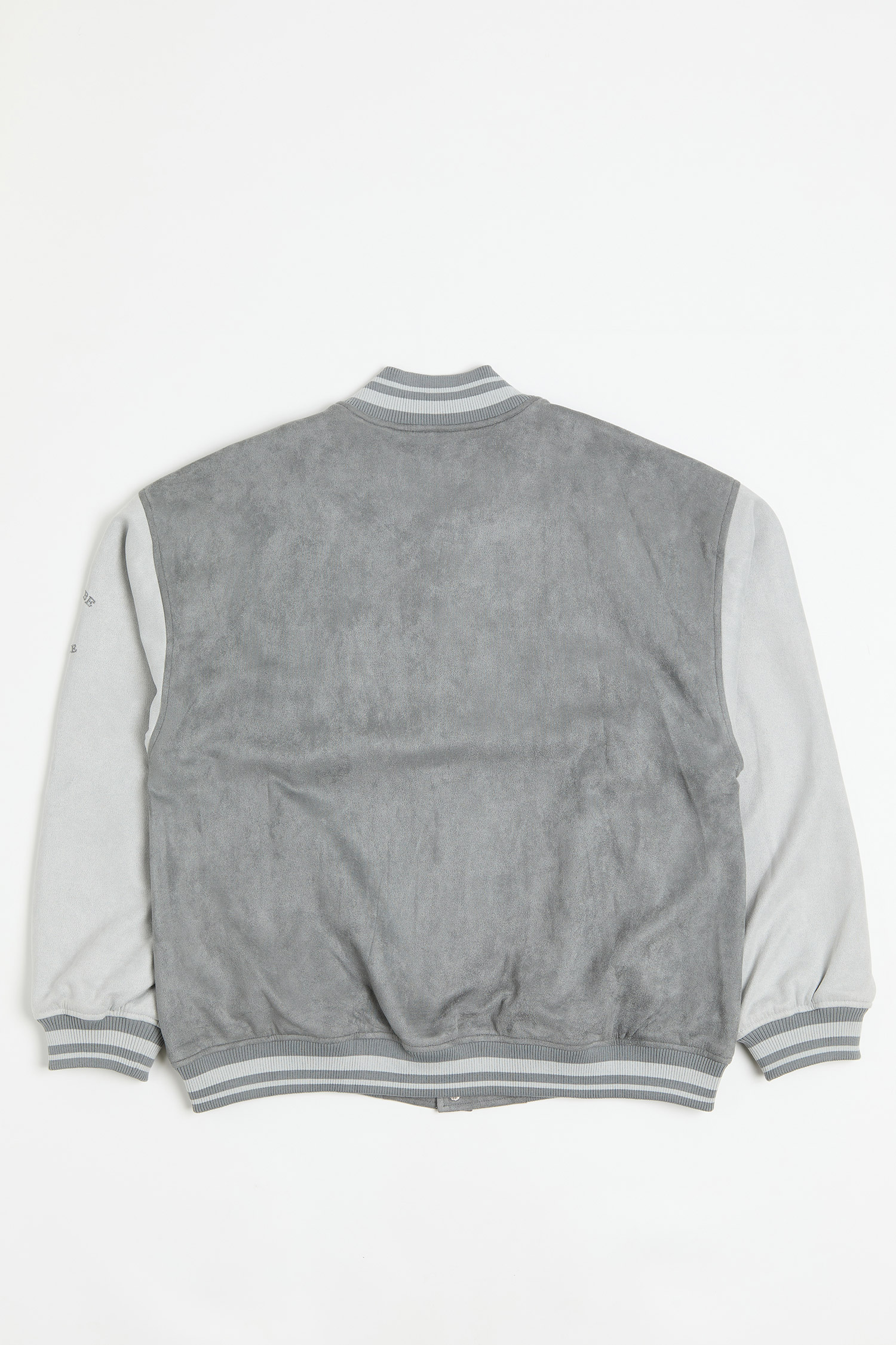 美式復古 麂皮絨棒球外套