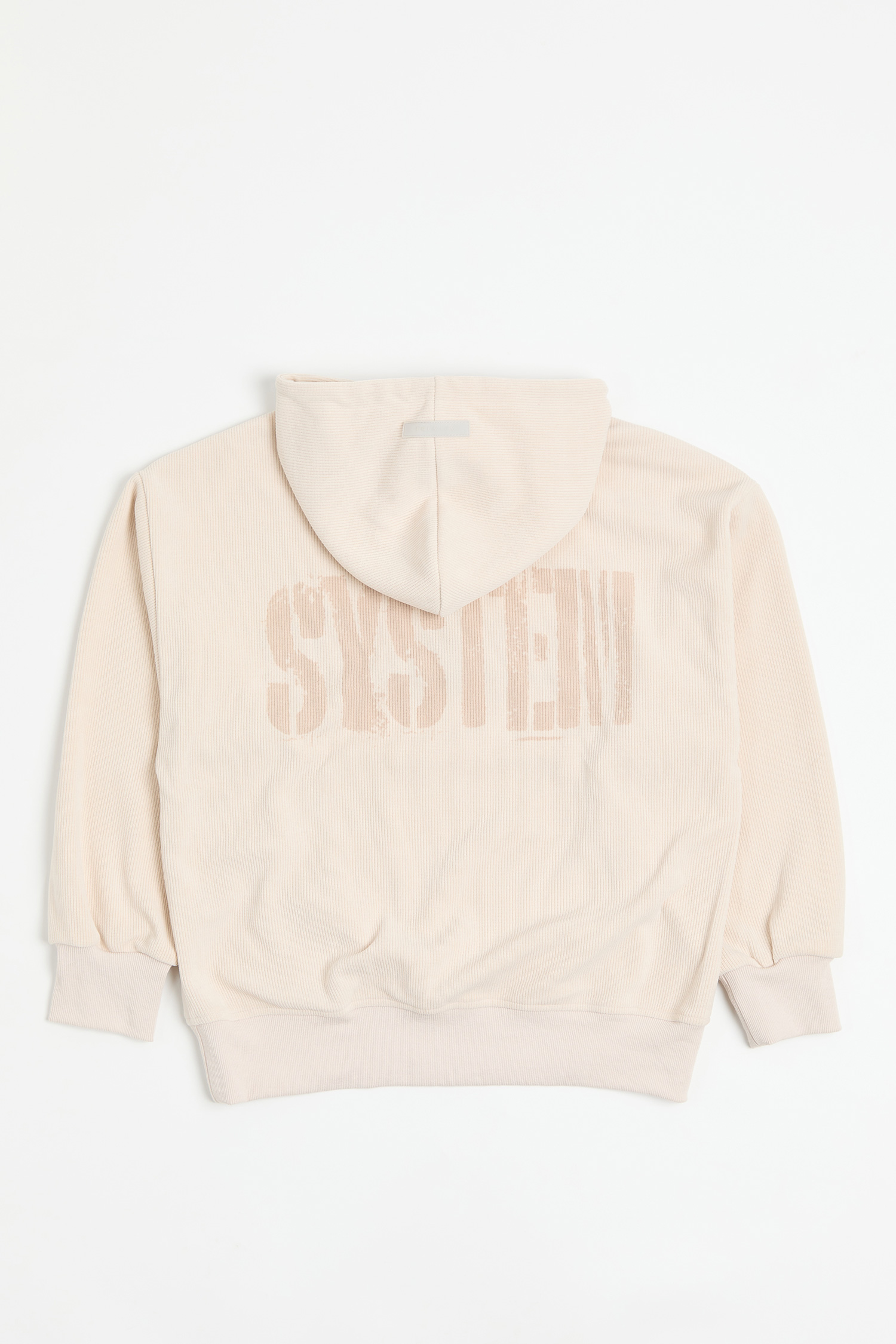 厚磅條絨 連帽長袖上衣