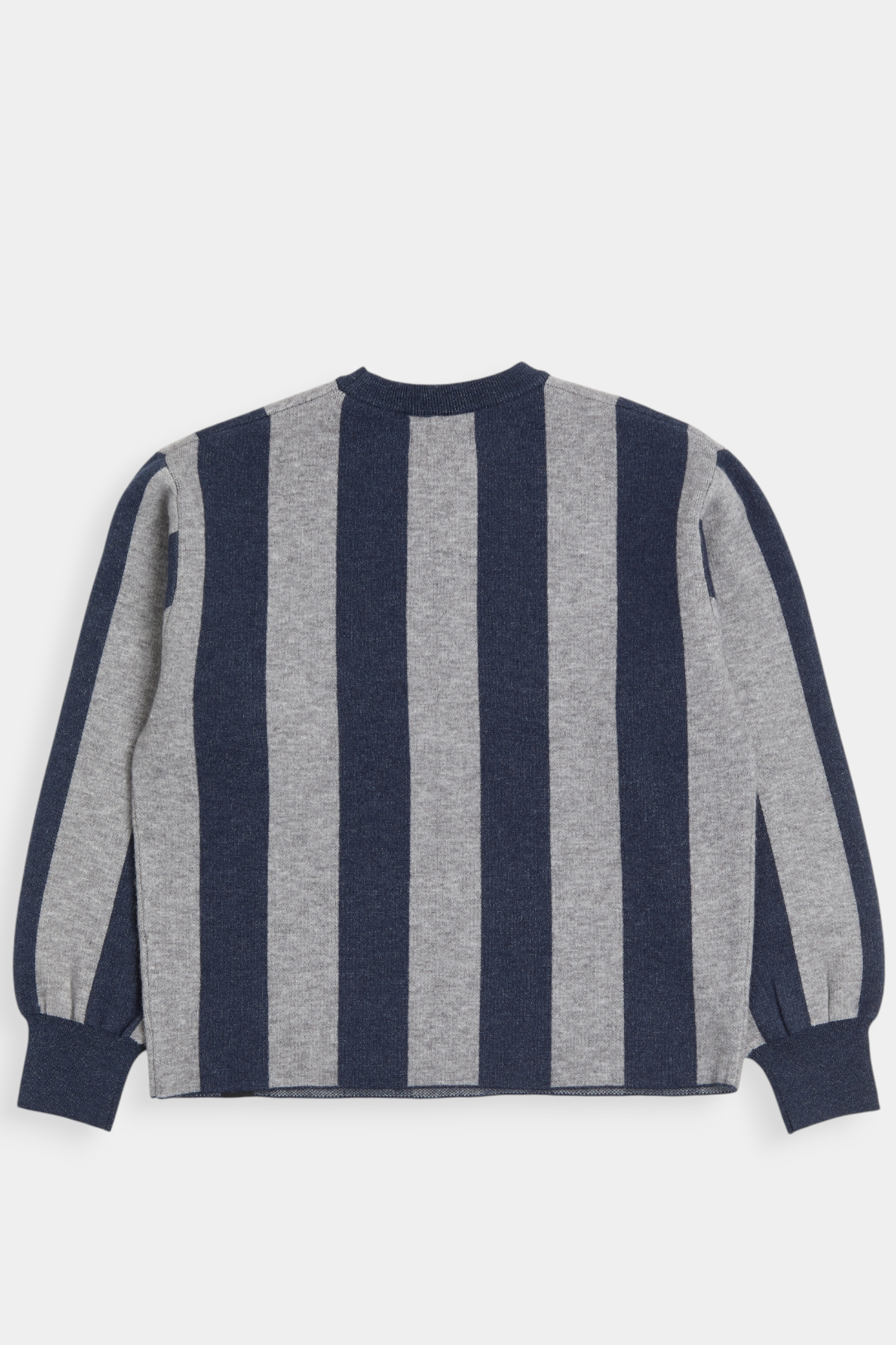 ARKis 條紋緹花復古毛衣(短版)