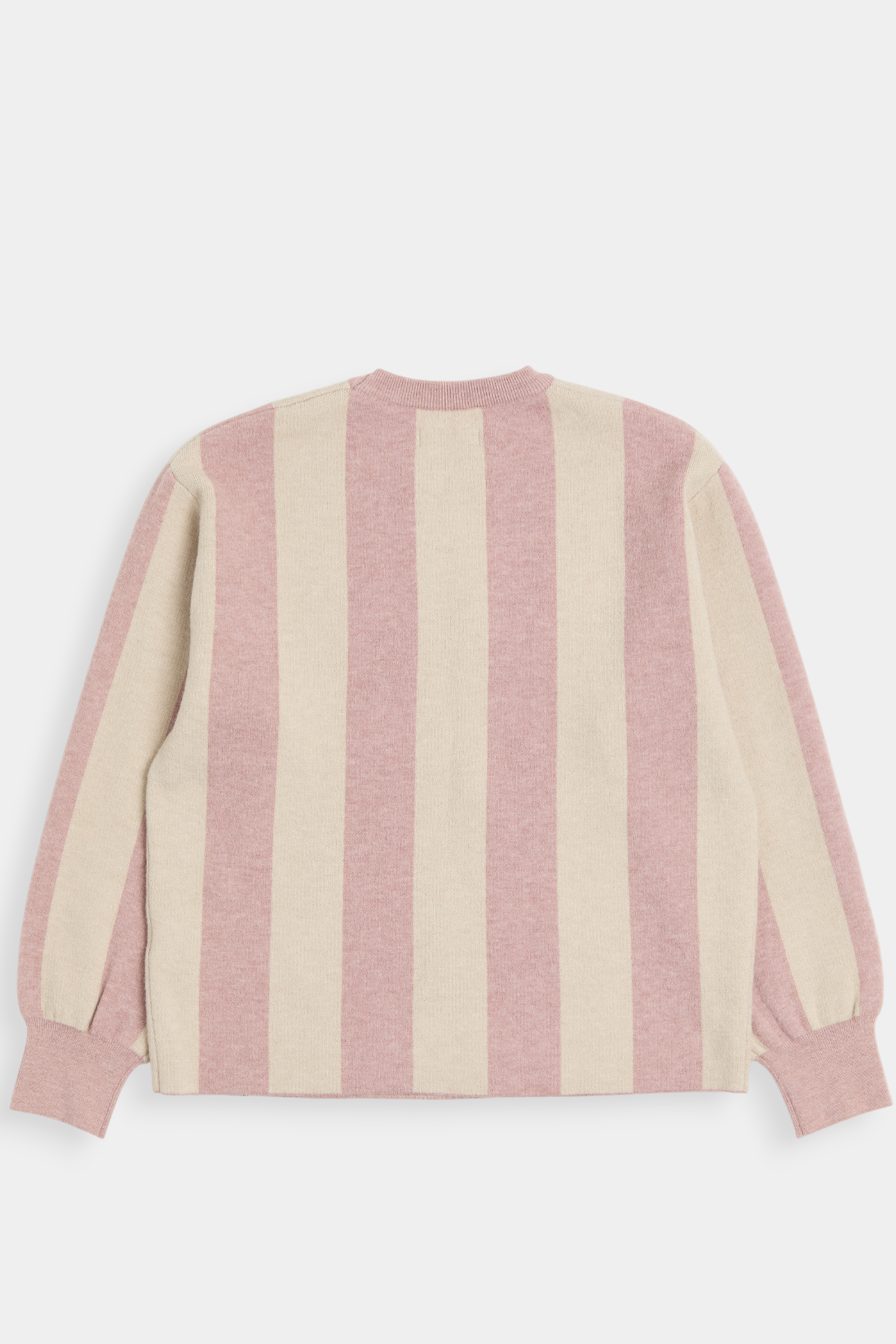 ARKis 條紋緹花復古毛衣(短版)