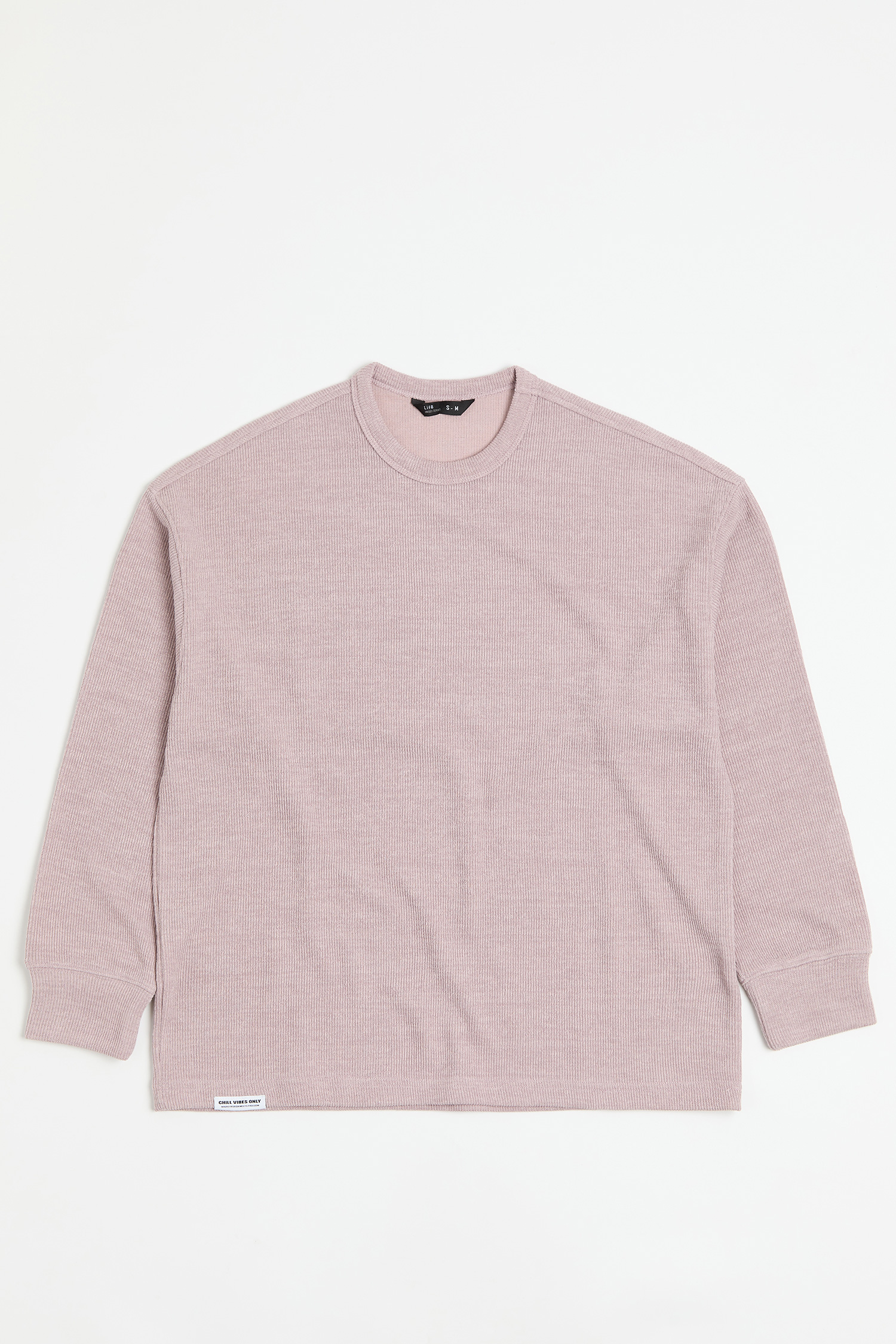 韓系 舒適棉柔針織 長袖上衣