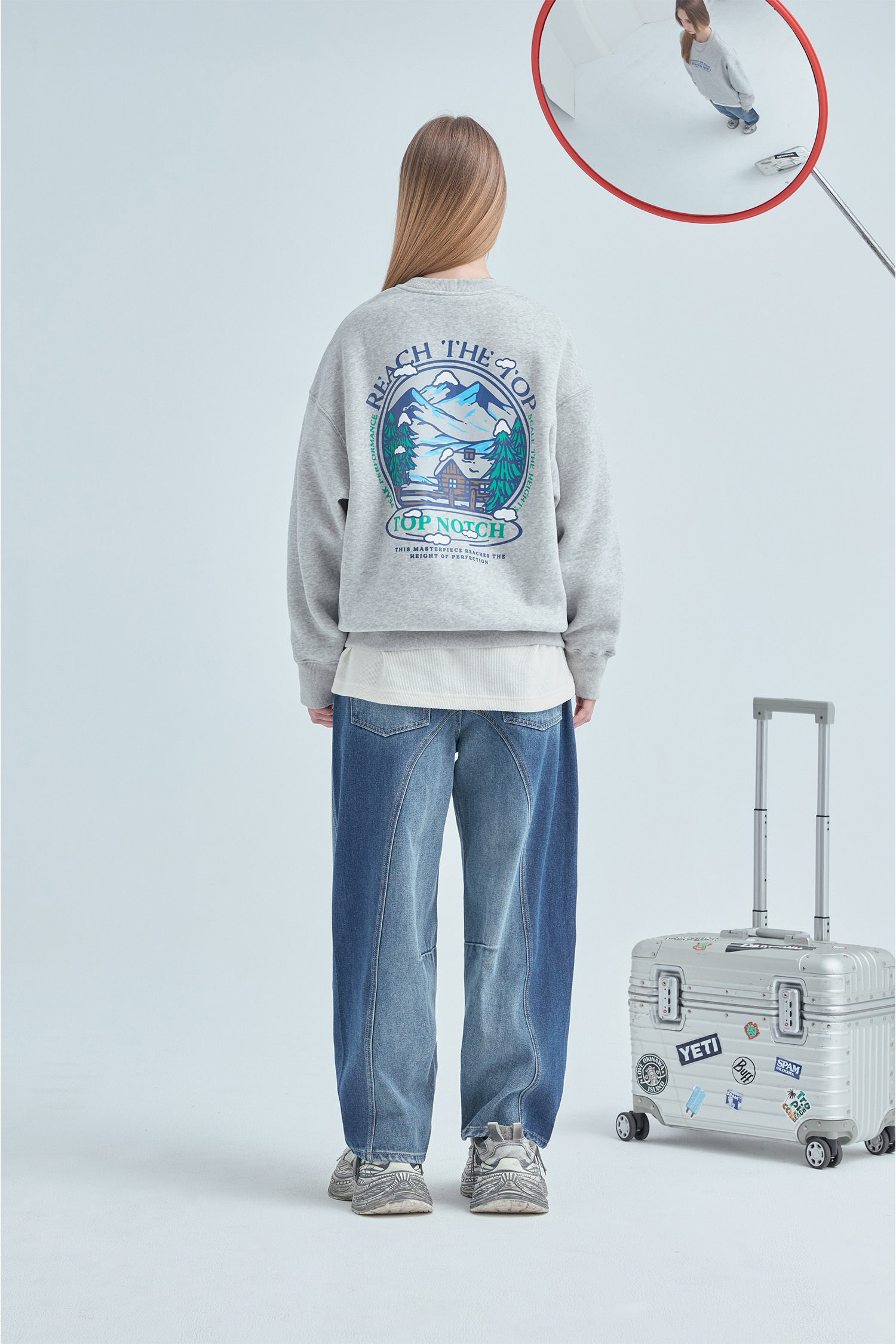 完美巔峰 刷毛 長袖上衣