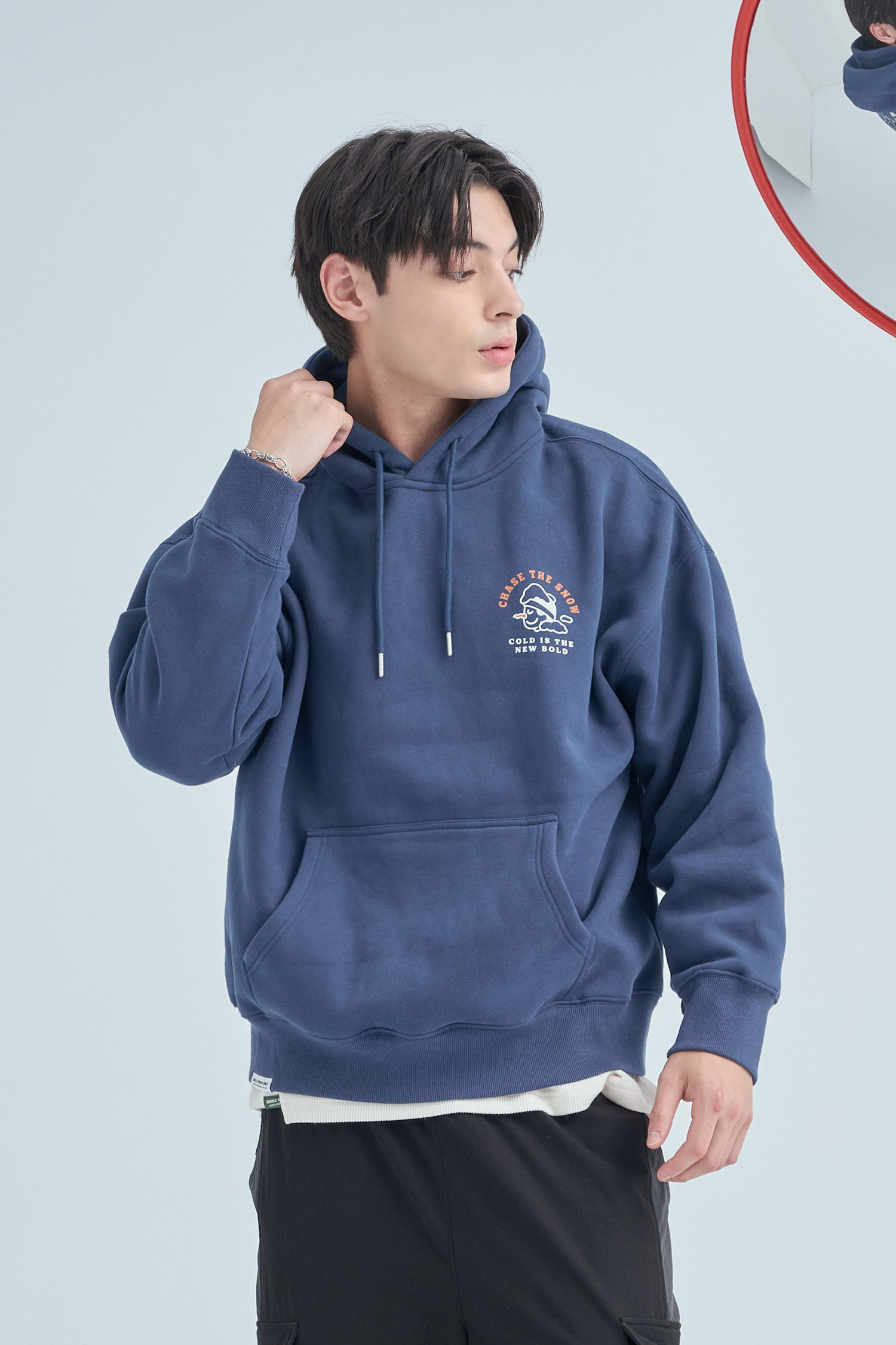 逐雪之旅 刷毛 連帽長袖上衣